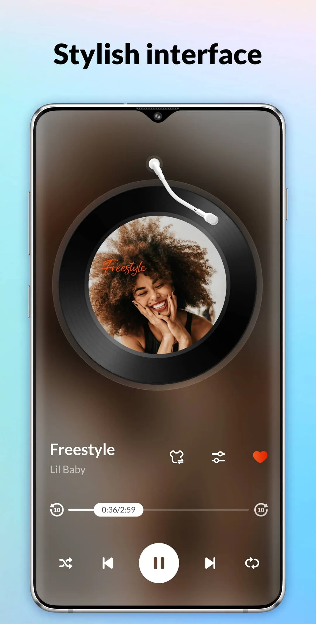 Music Player & MP3 - DDMusic | Indus Appstore | Screenshot