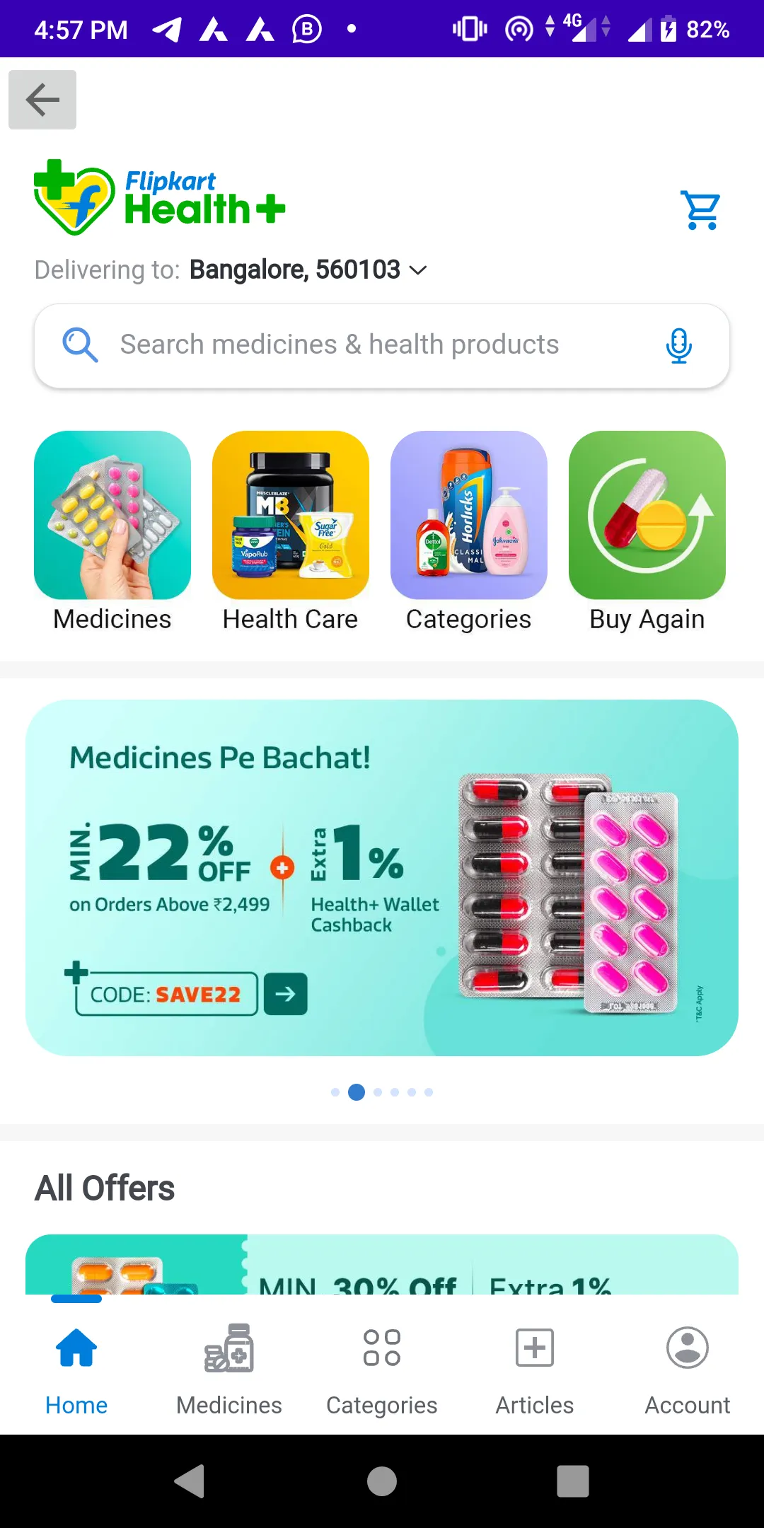 All In One Medicine Order App | Indus Appstore | Screenshot