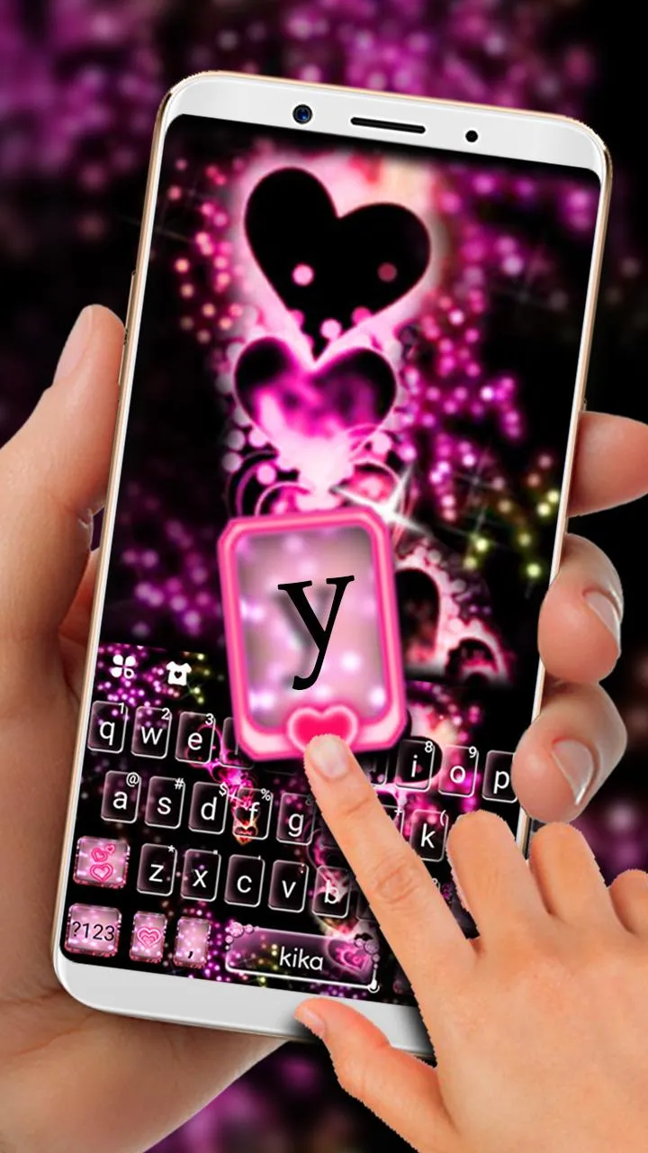 Sparkling Love Keyboard Theme | Indus Appstore | Screenshot