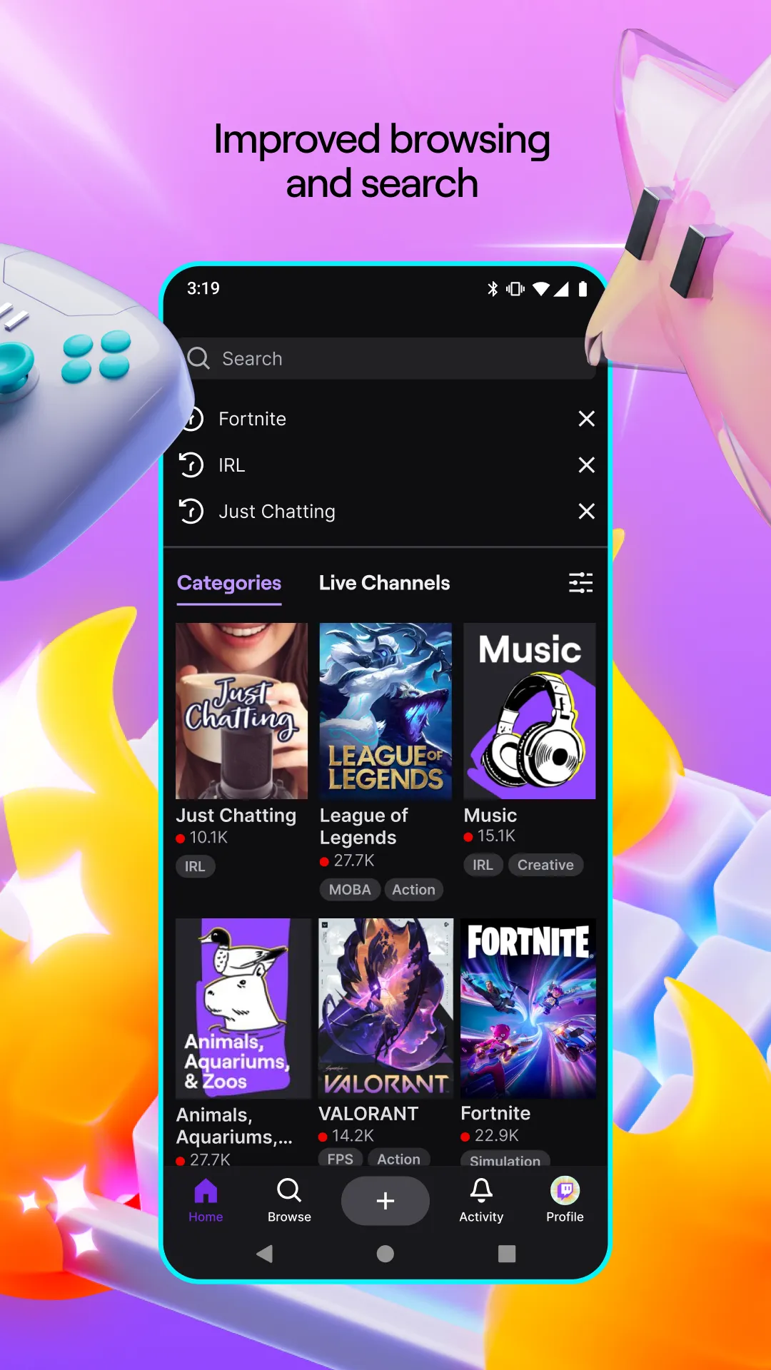 Twitch: Live Streaming | Indus Appstore | Screenshot