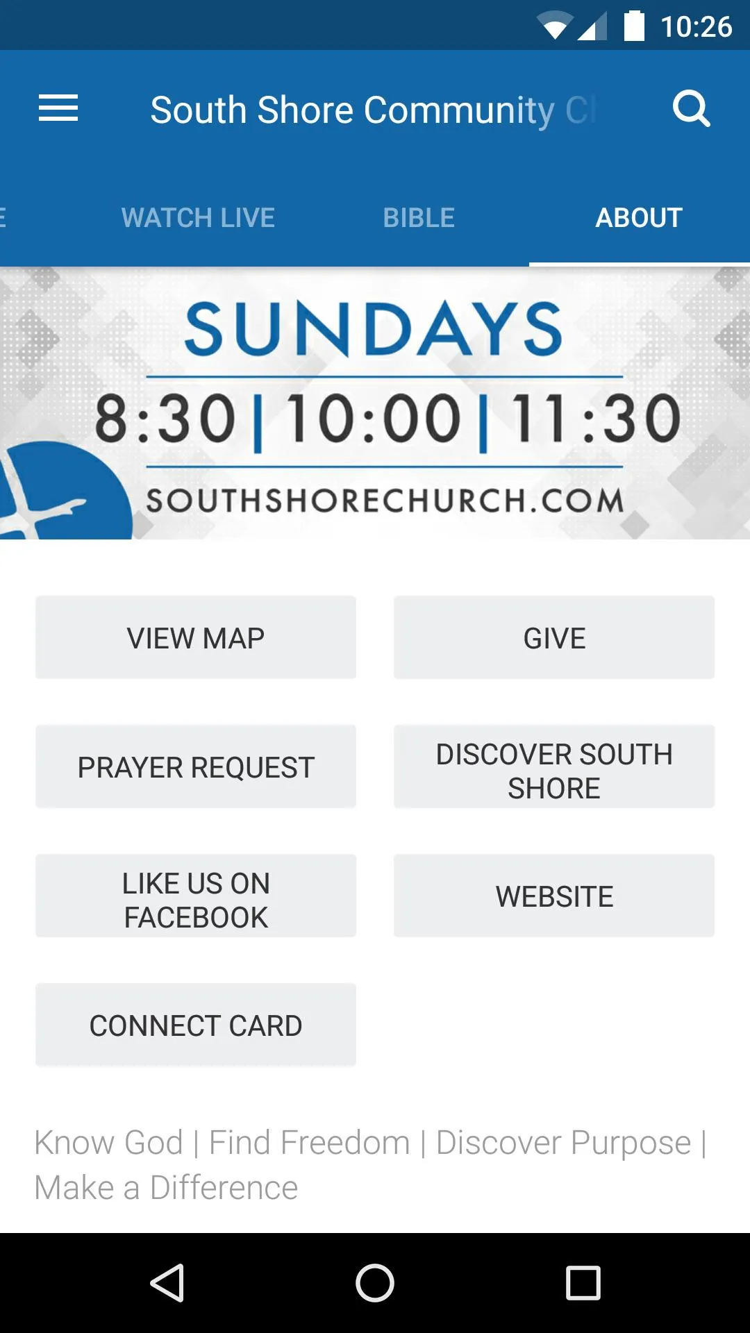 South Shore Community  Church | Indus Appstore | Screenshot