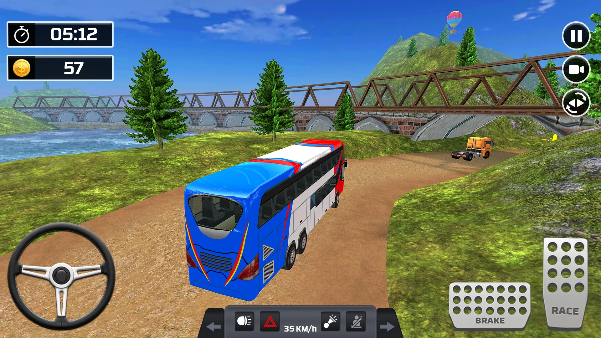 Offroad Bus Simulator Bus Game | Indus Appstore | Screenshot