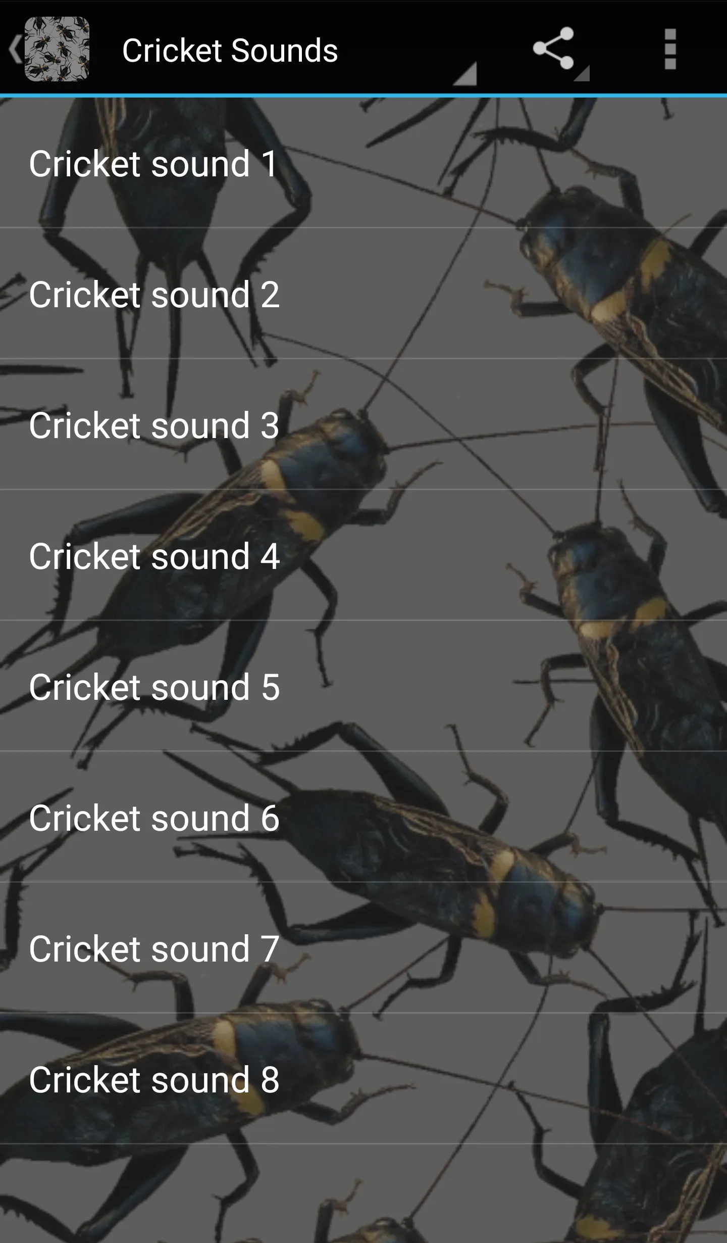 Cricket Sounds | Indus Appstore | Screenshot