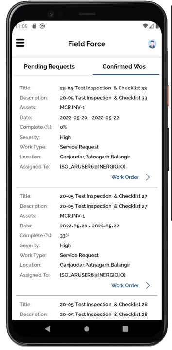 iSolarSight Fieldforce | Indus Appstore | Screenshot