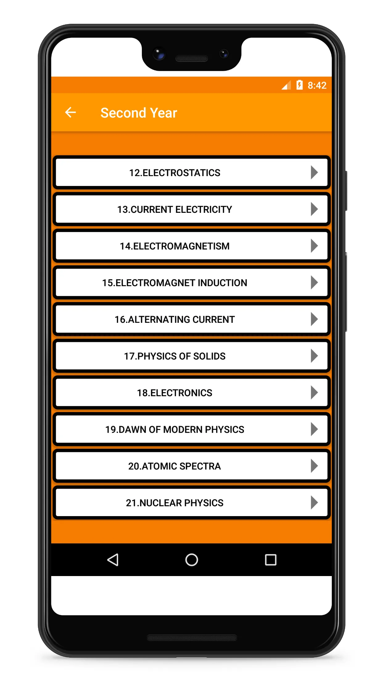 Intermediate Physics Mcqs | Indus Appstore | Screenshot