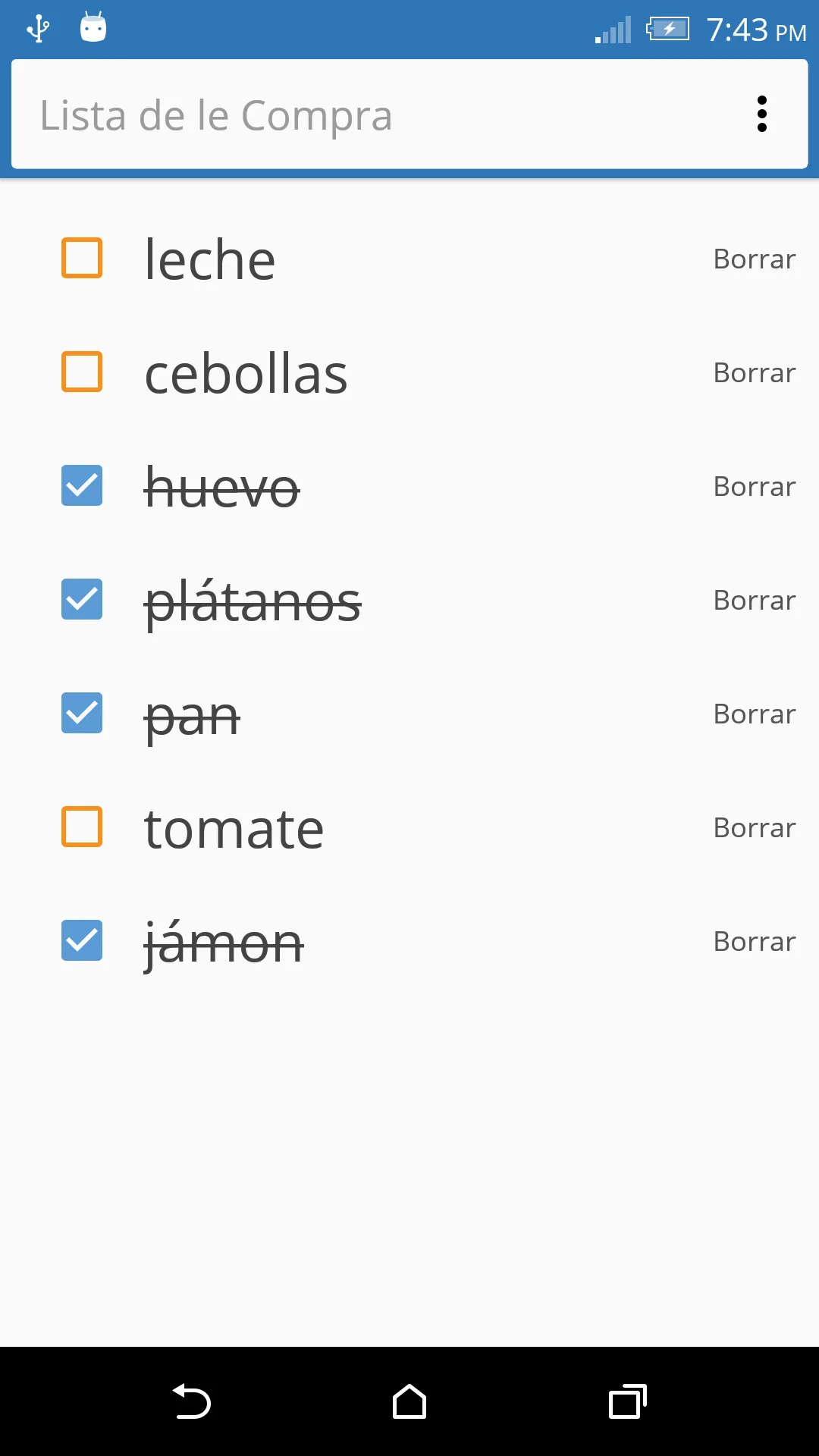 Lista de la Compra | Indus Appstore | Screenshot