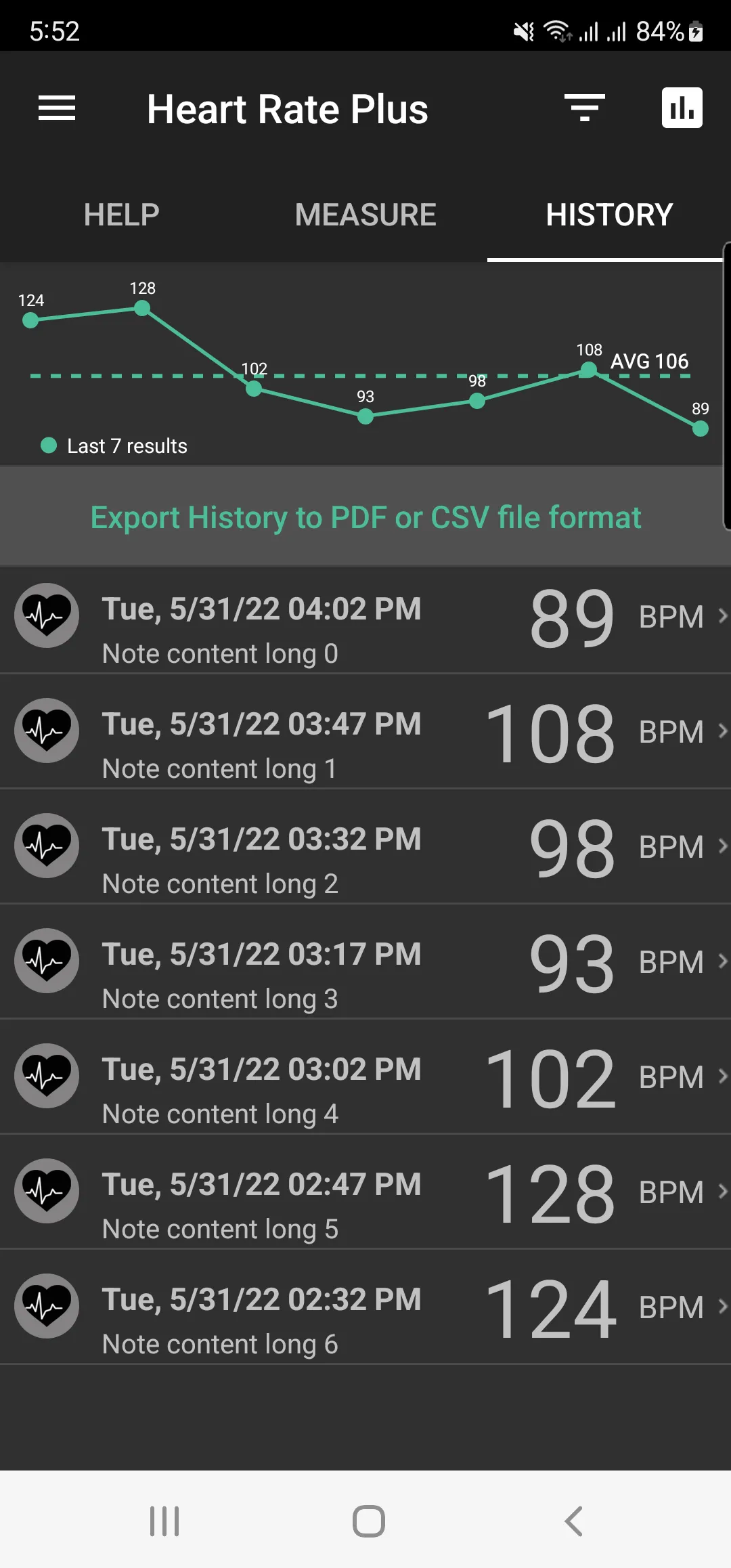 Heart Rate Plus: Pulse Monitor | Indus Appstore | Screenshot