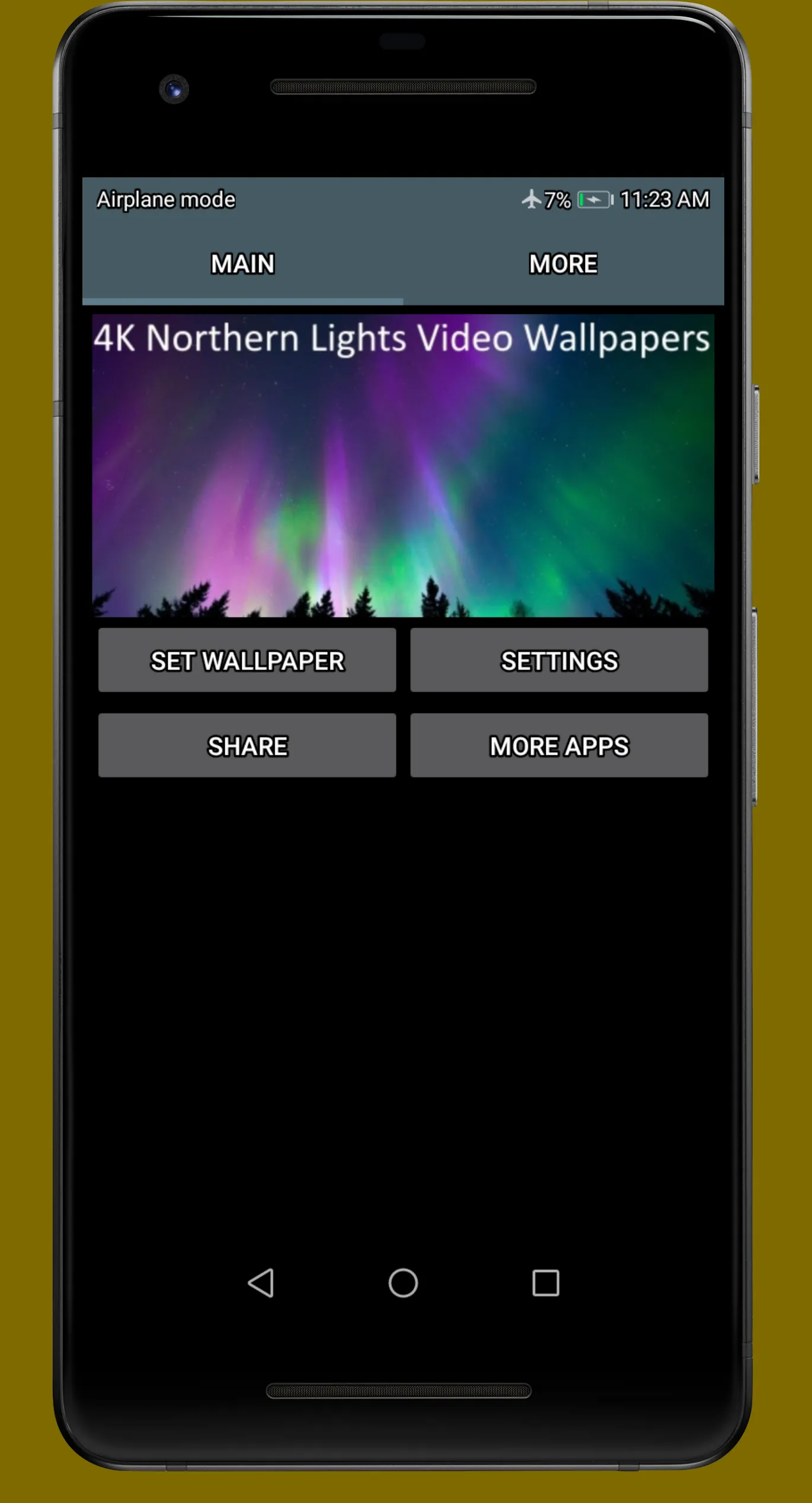 Northern Lights Live Wallpaper | Indus Appstore | Screenshot