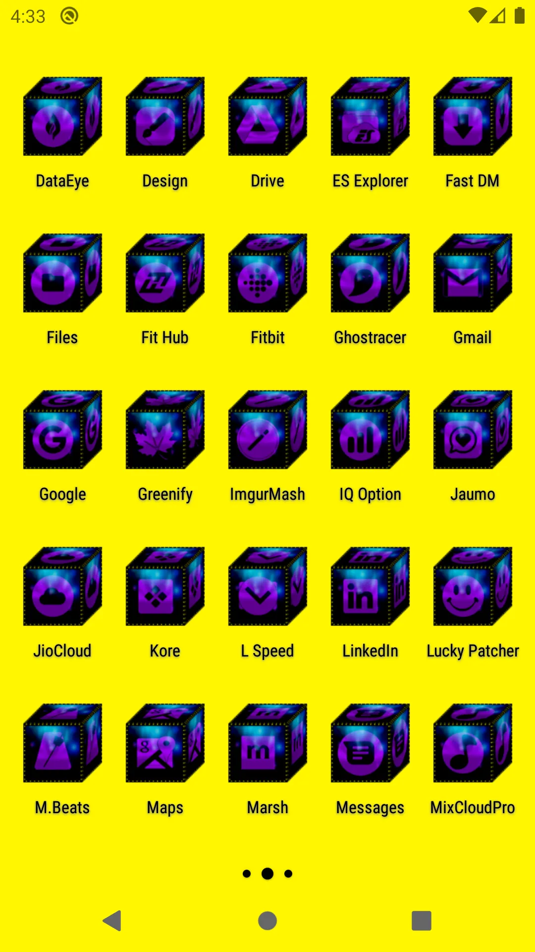 3D Purple Icon Pack | Indus Appstore | Screenshot