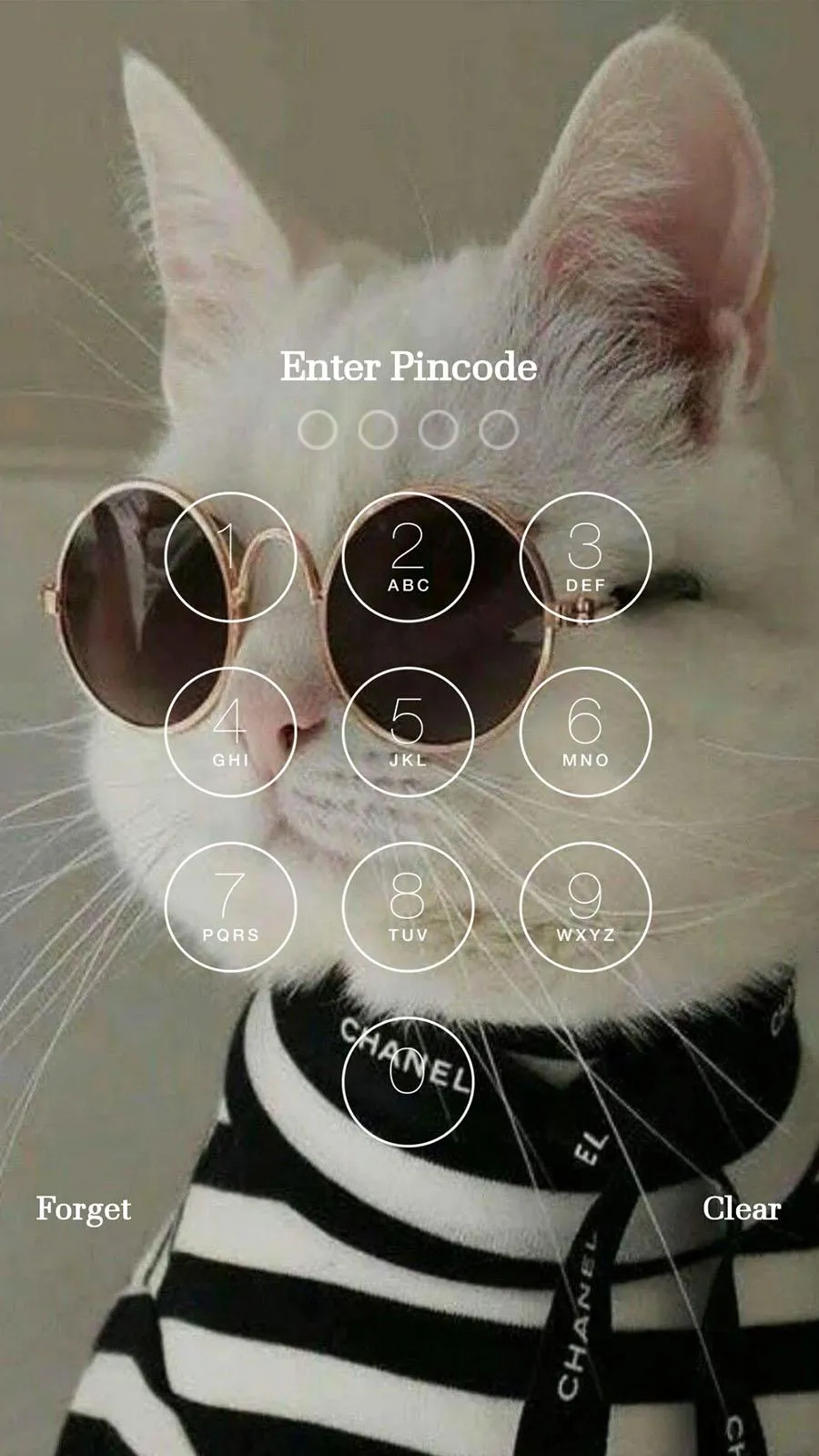 Kitty Cat Password Lock Screen | Indus Appstore | Screenshot