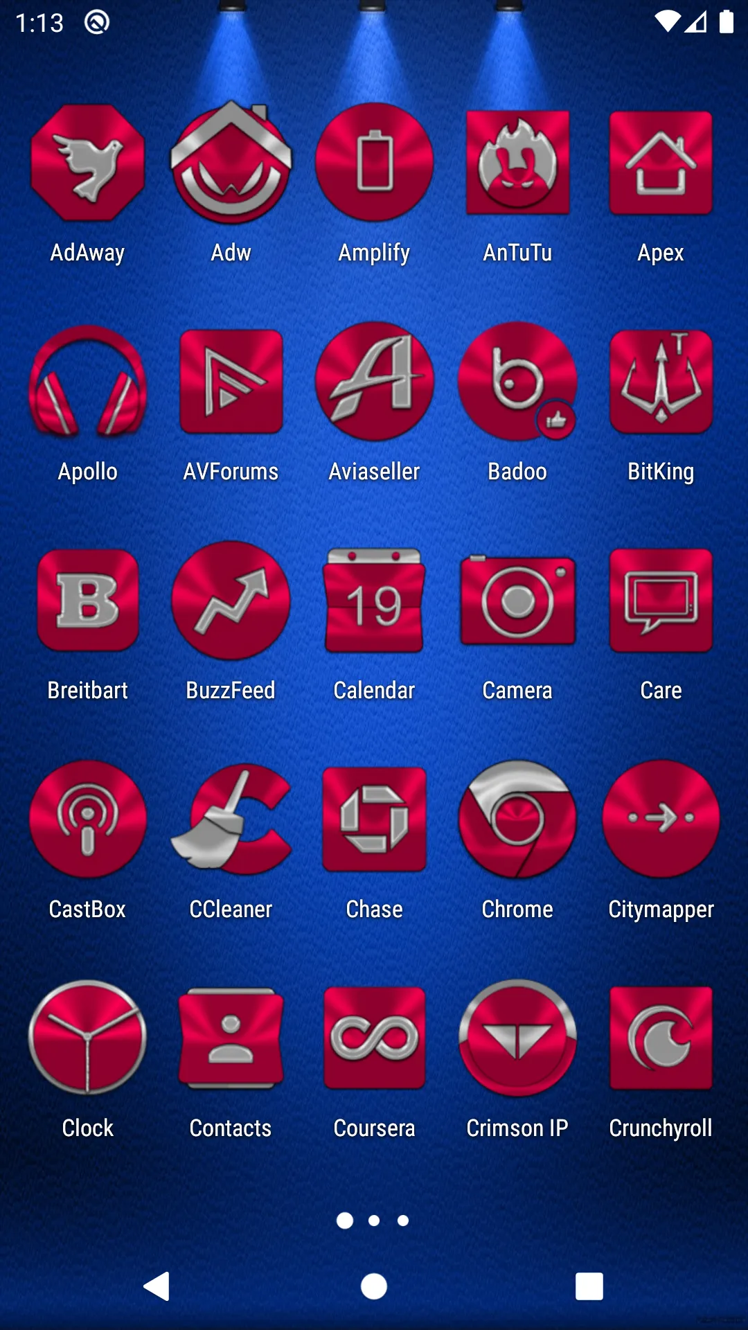 Crimson Icon Pack | Indus Appstore | Screenshot