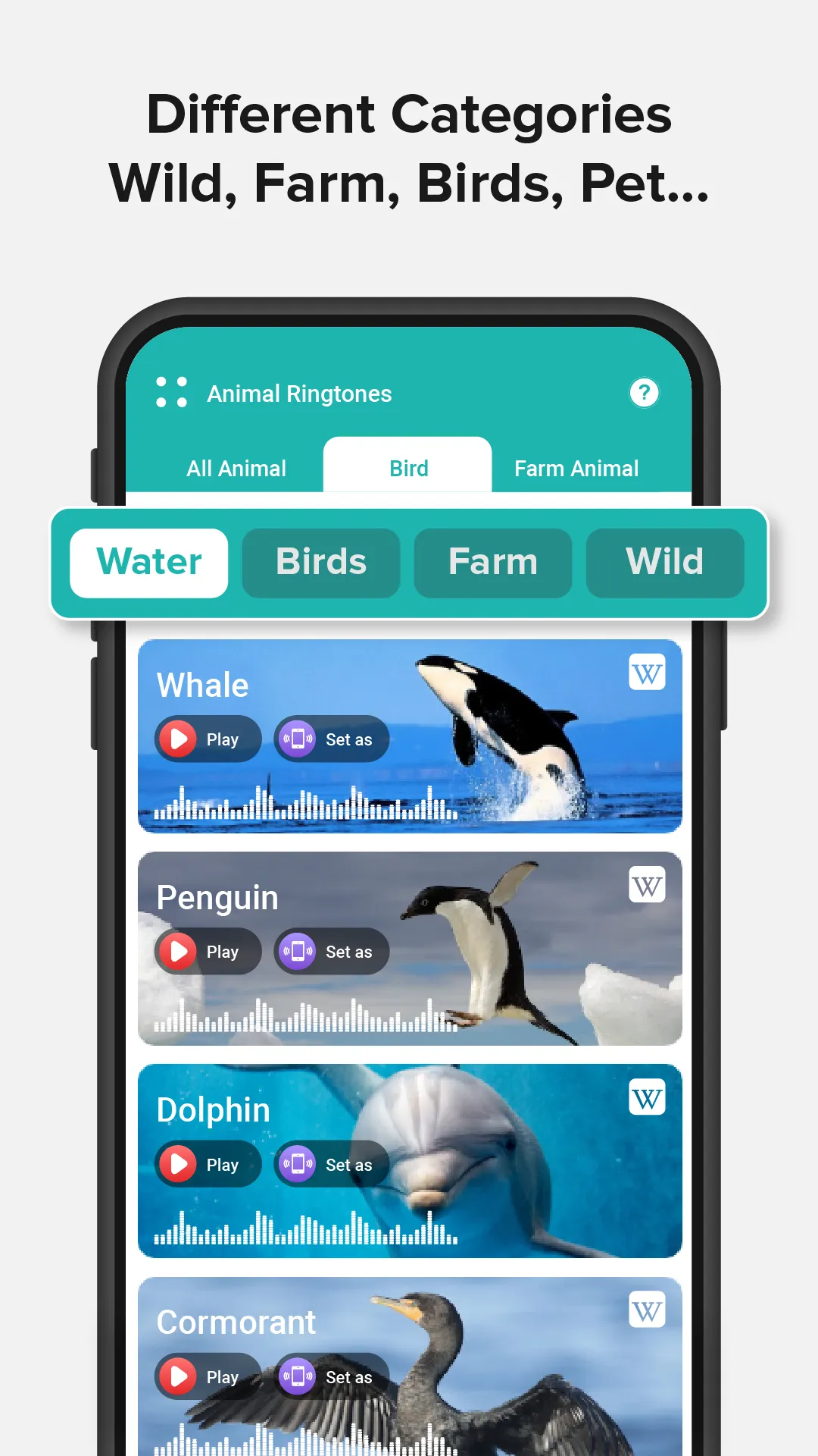 animal ringtones: bird sounds | Indus Appstore | Screenshot