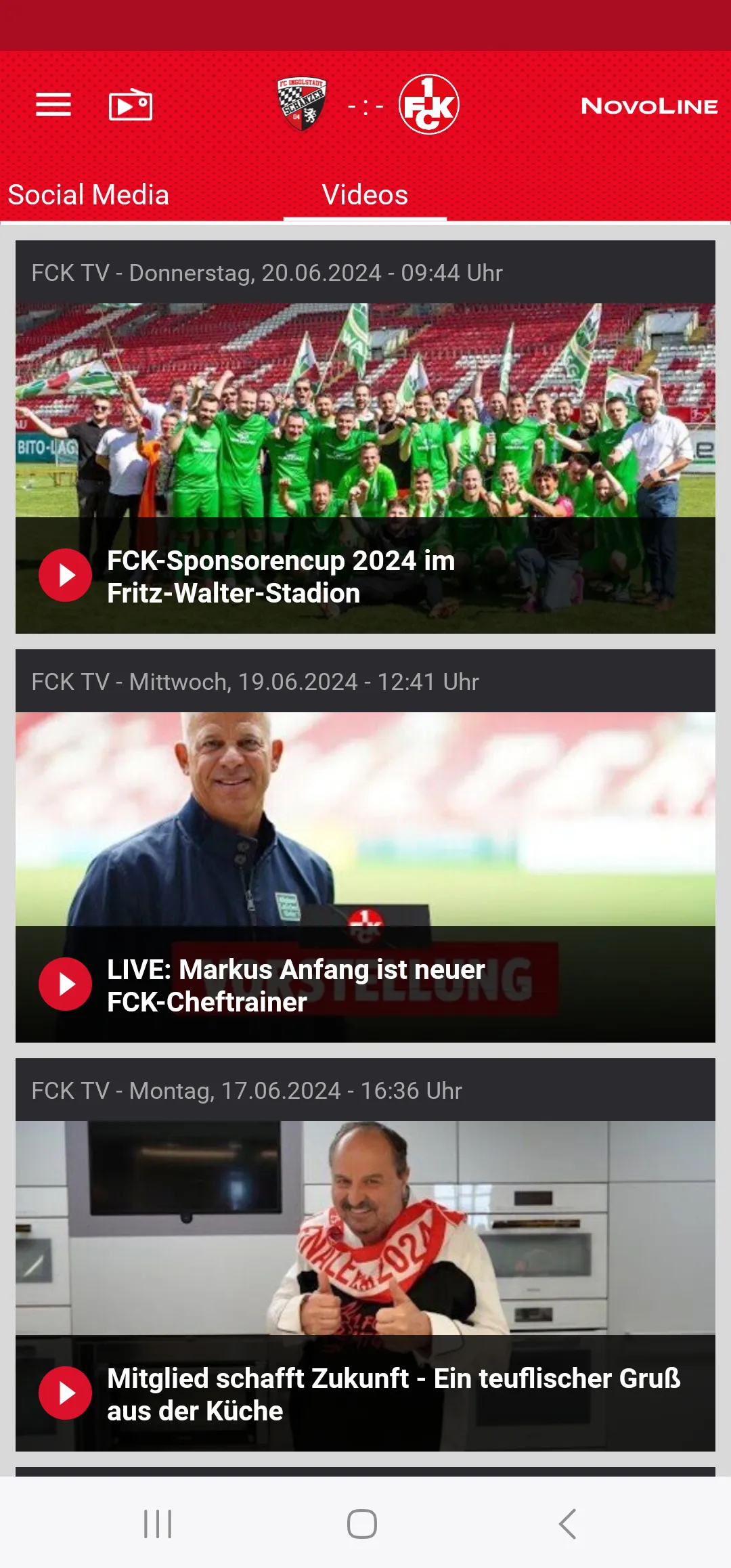 1. FC Kaiserslautern | Indus Appstore | Screenshot