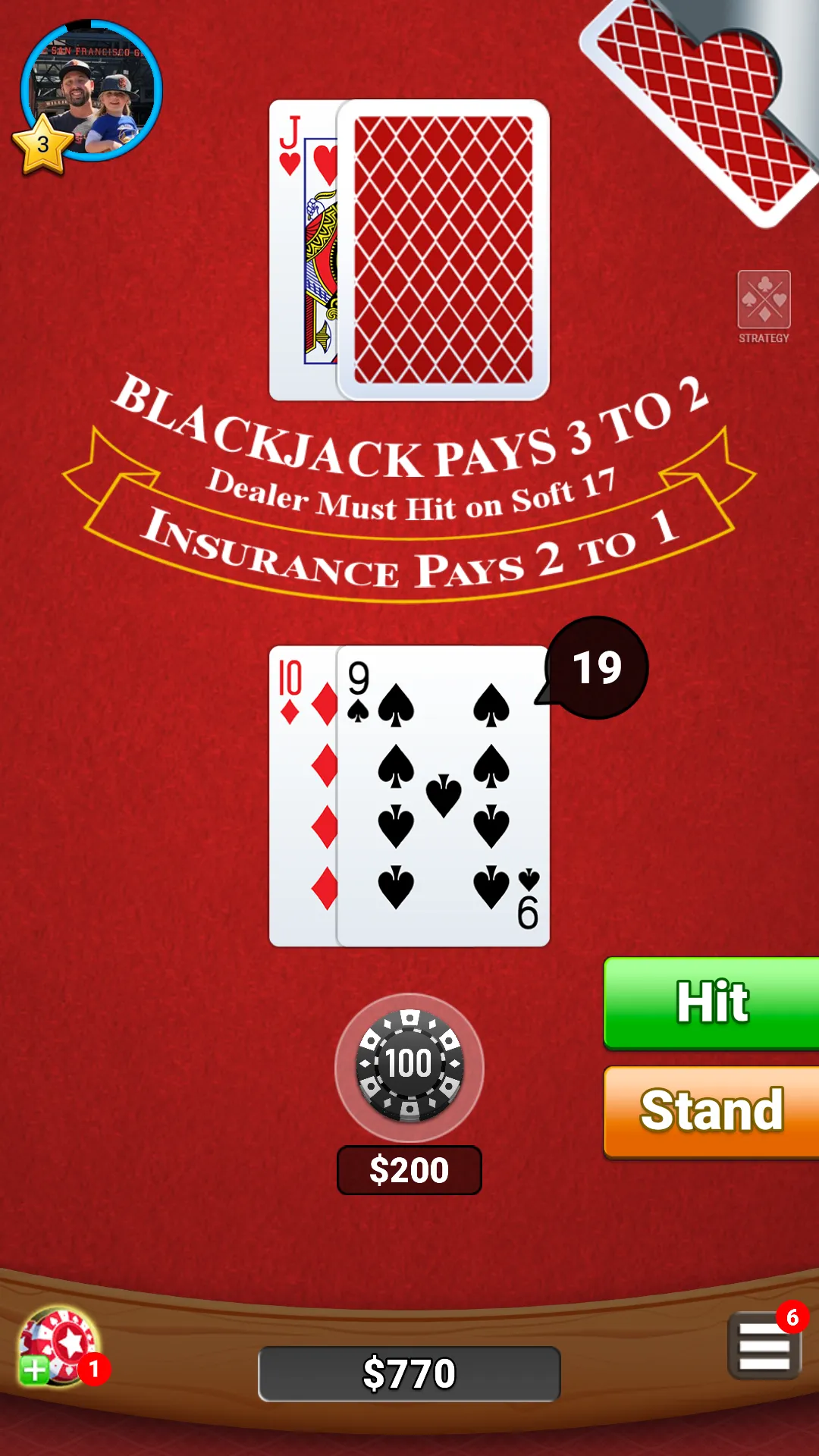 Blackjack 21 Casino Card Game | Indus Appstore | Screenshot