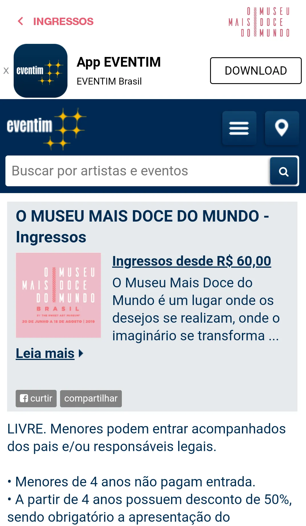 O Museu Mais Doce do Mundo | Indus Appstore | Screenshot