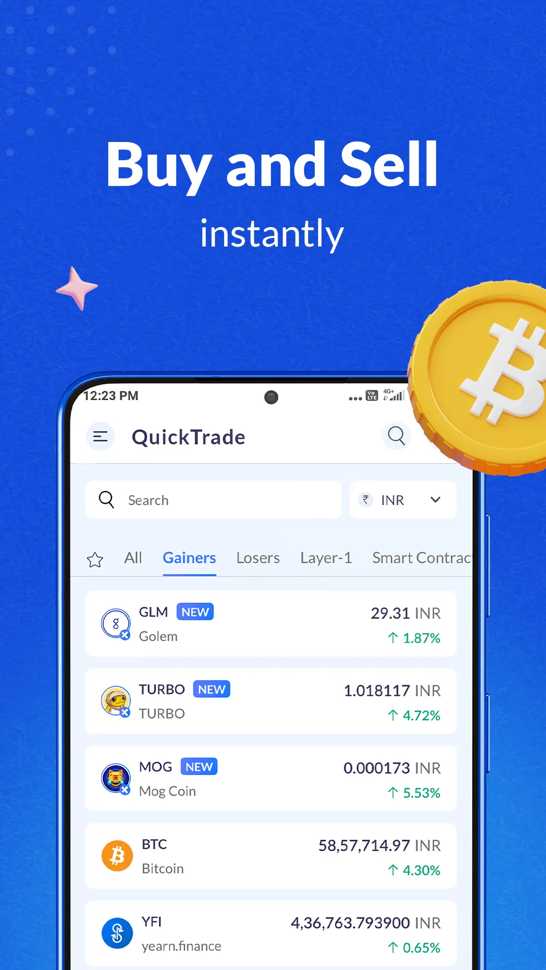 ZebPay: Buy Bitcoin & Crypto | Indus Appstore | Screenshot