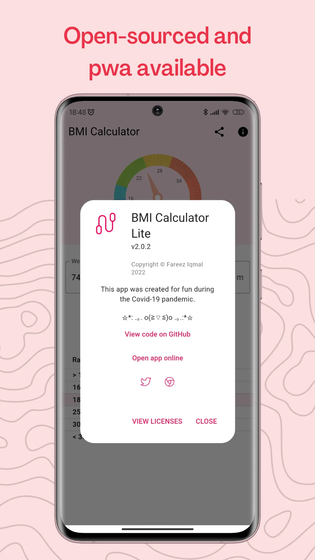 BMI Calculator Lite | Indus Appstore | Screenshot