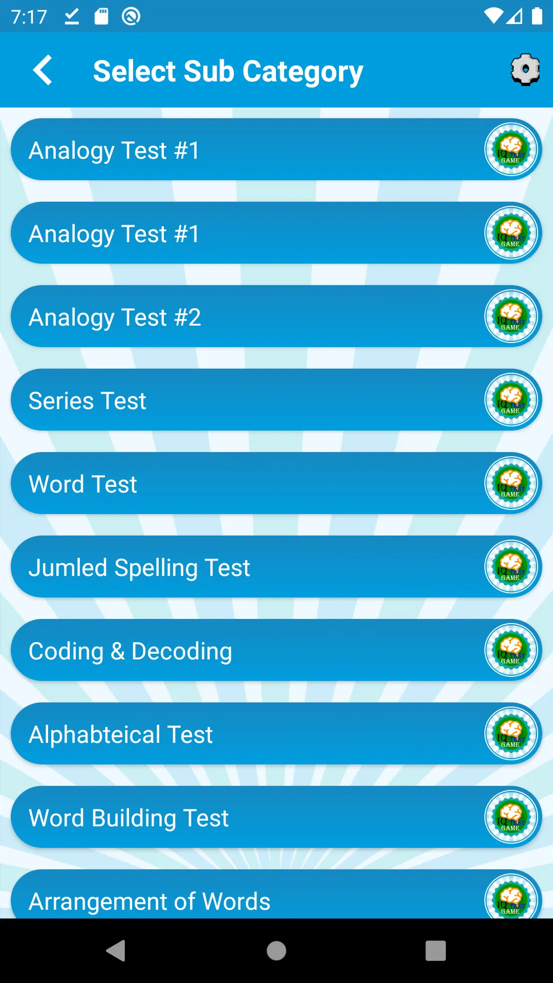 Latest IQ Test collection | Indus Appstore | Screenshot