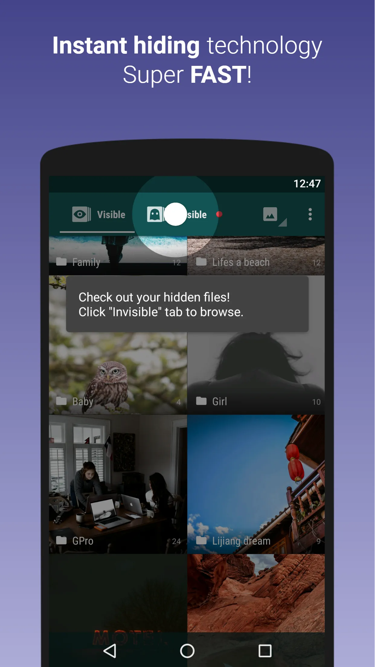 Hide Something: photos, videos | Indus Appstore | Screenshot