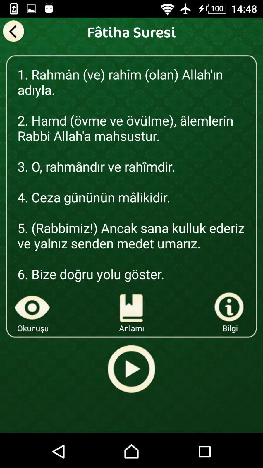 Kuran-ı Kerim - Sesli Sureler | Indus Appstore | Screenshot