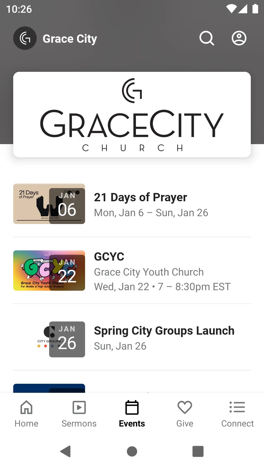 Grace City Church Lakeland | Indus Appstore | Screenshot