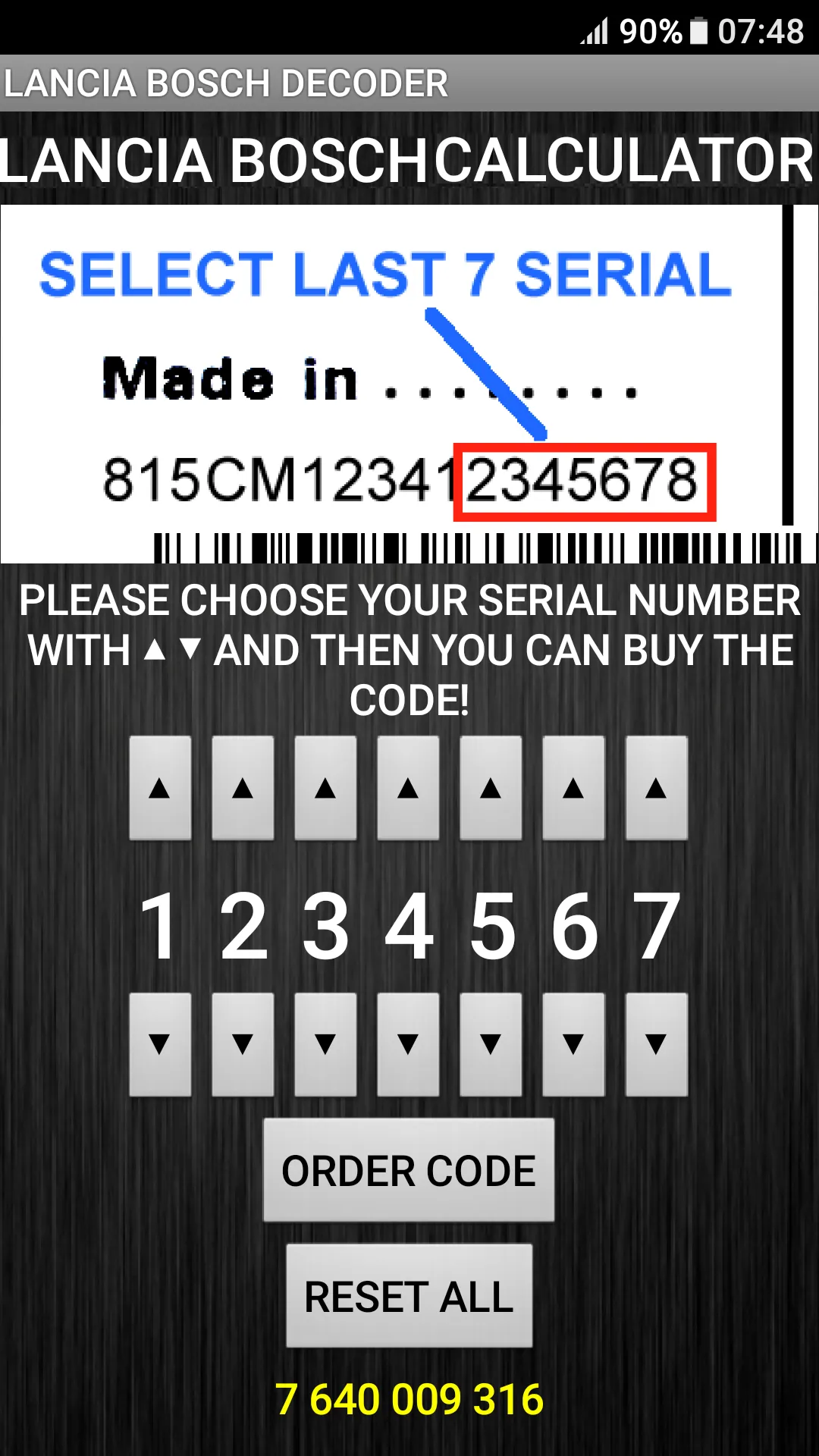 Bosch Lancia Radio Code Decode | Indus Appstore | Screenshot