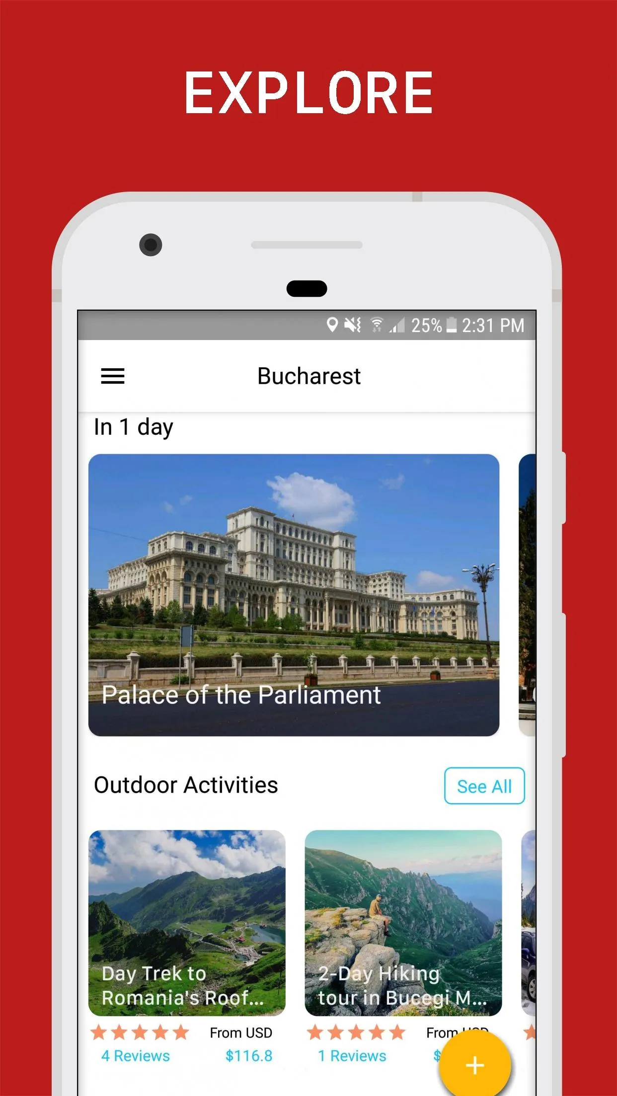 Bucharest Travel Guide | Indus Appstore | Screenshot