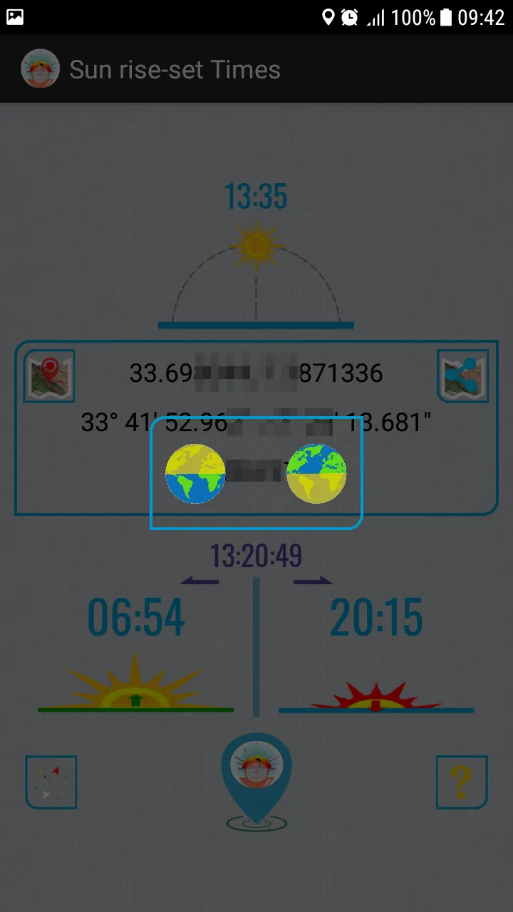 Sunrise and Sunset Calculator | Indus Appstore | Screenshot