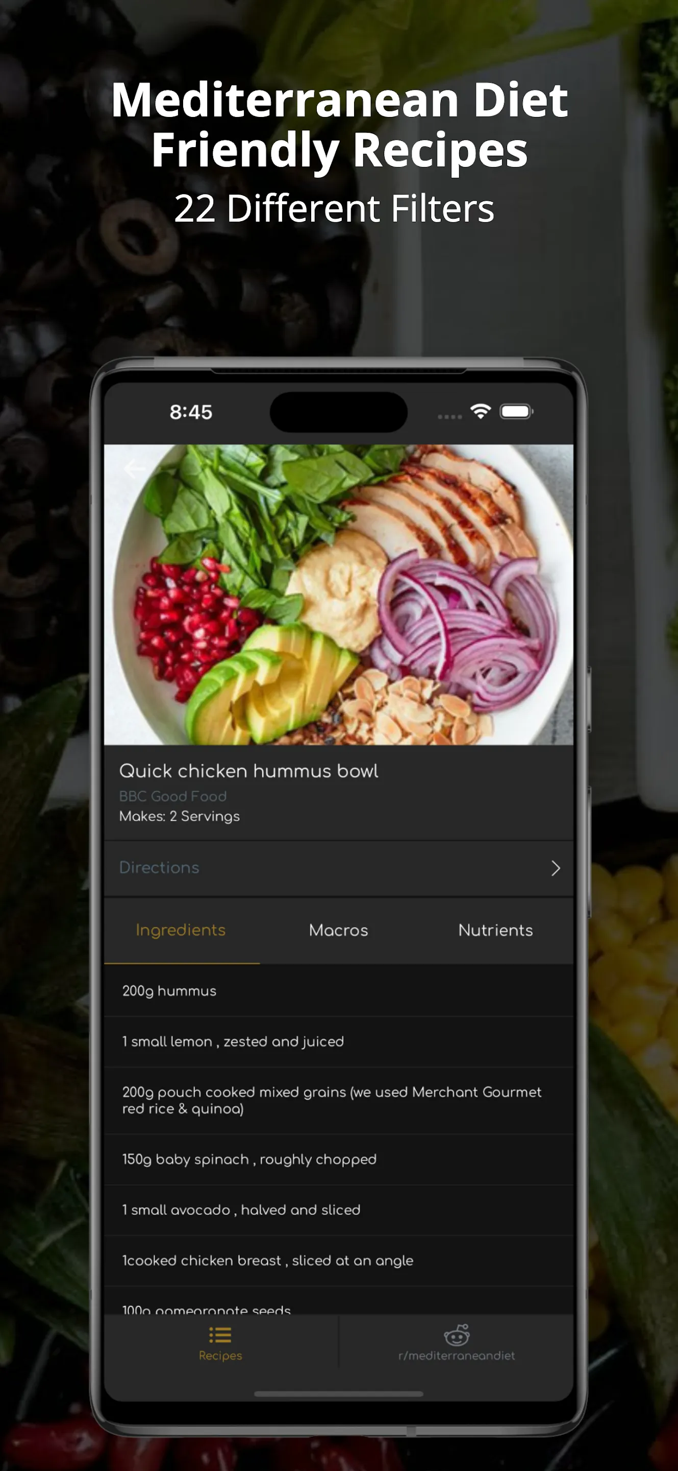 My Mediterranean Diet Tracker | Indus Appstore | Screenshot