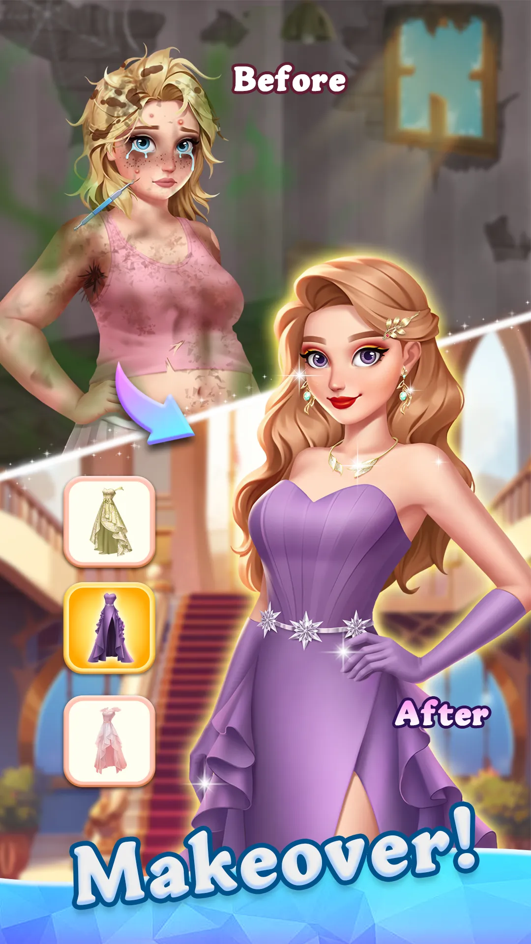 Beauty Tiles: Story & Makeover | Indus Appstore | Screenshot