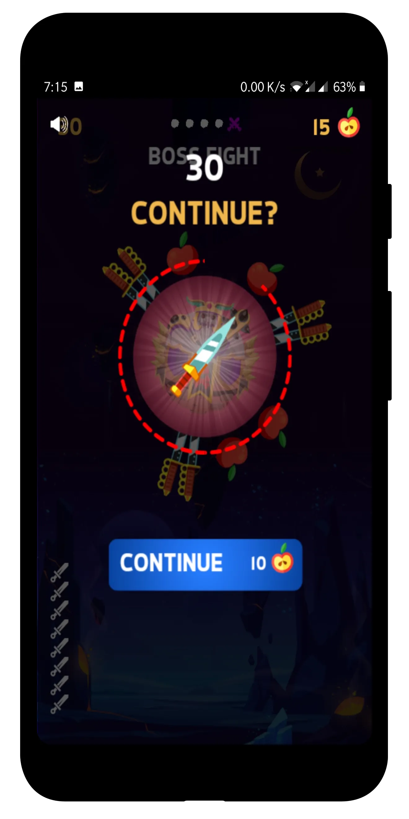 KnifeThrow exciting knife game | Indus Appstore | Screenshot