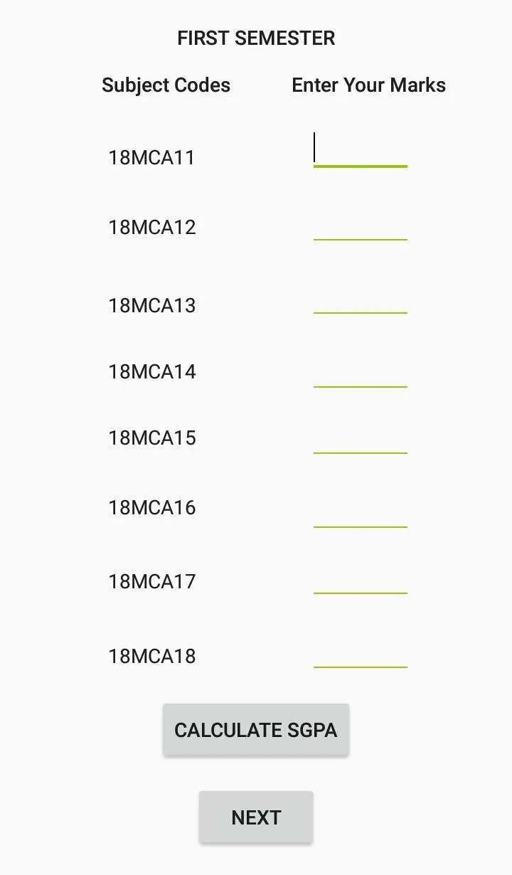 CGPA Calculator | Indus Appstore | Screenshot