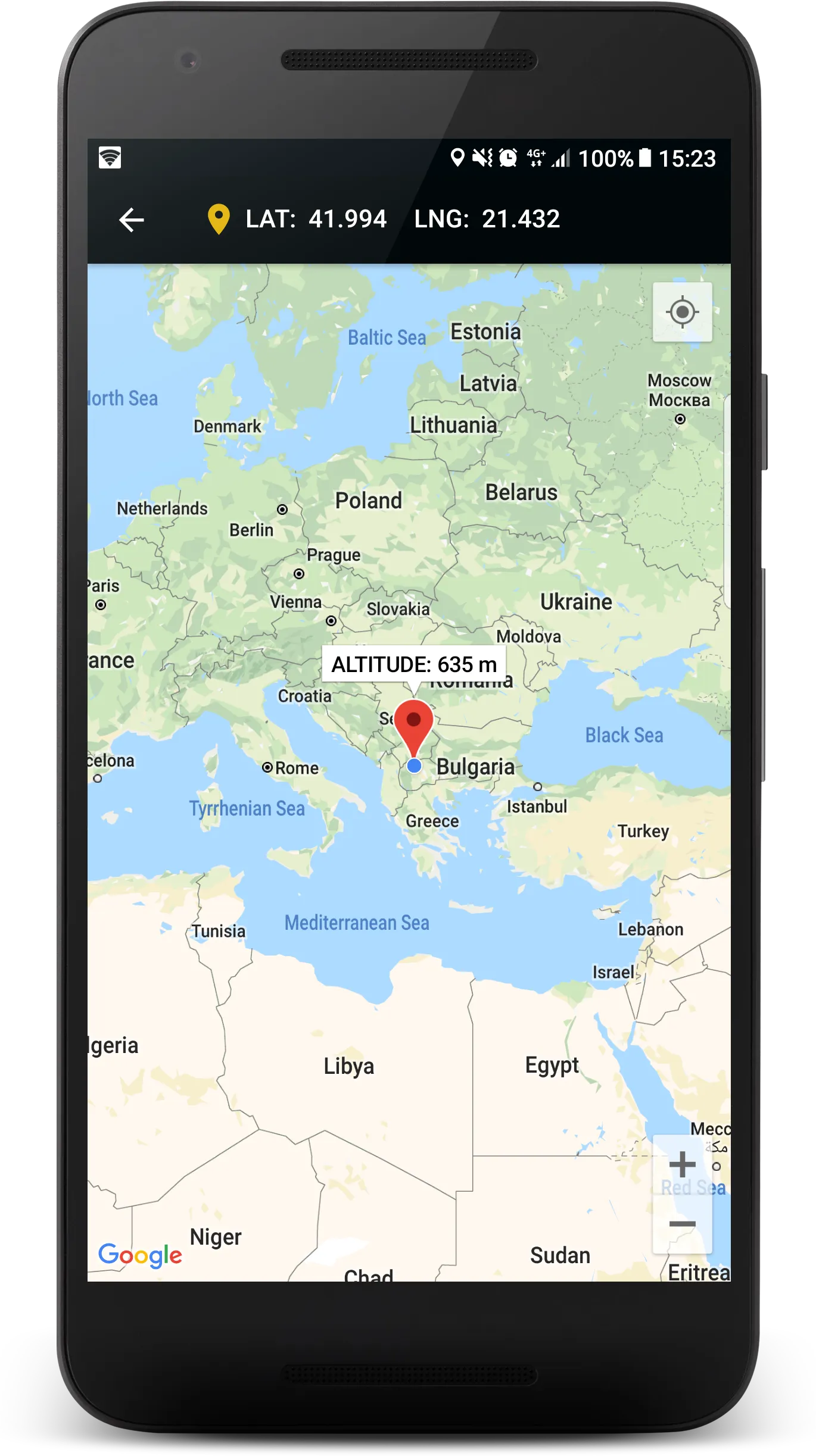 Accurate Altimeter GPS | Indus Appstore | Screenshot