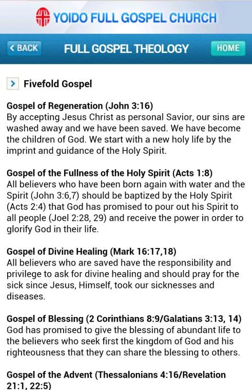 Yoido Full Gospel Church | Indus Appstore | Screenshot