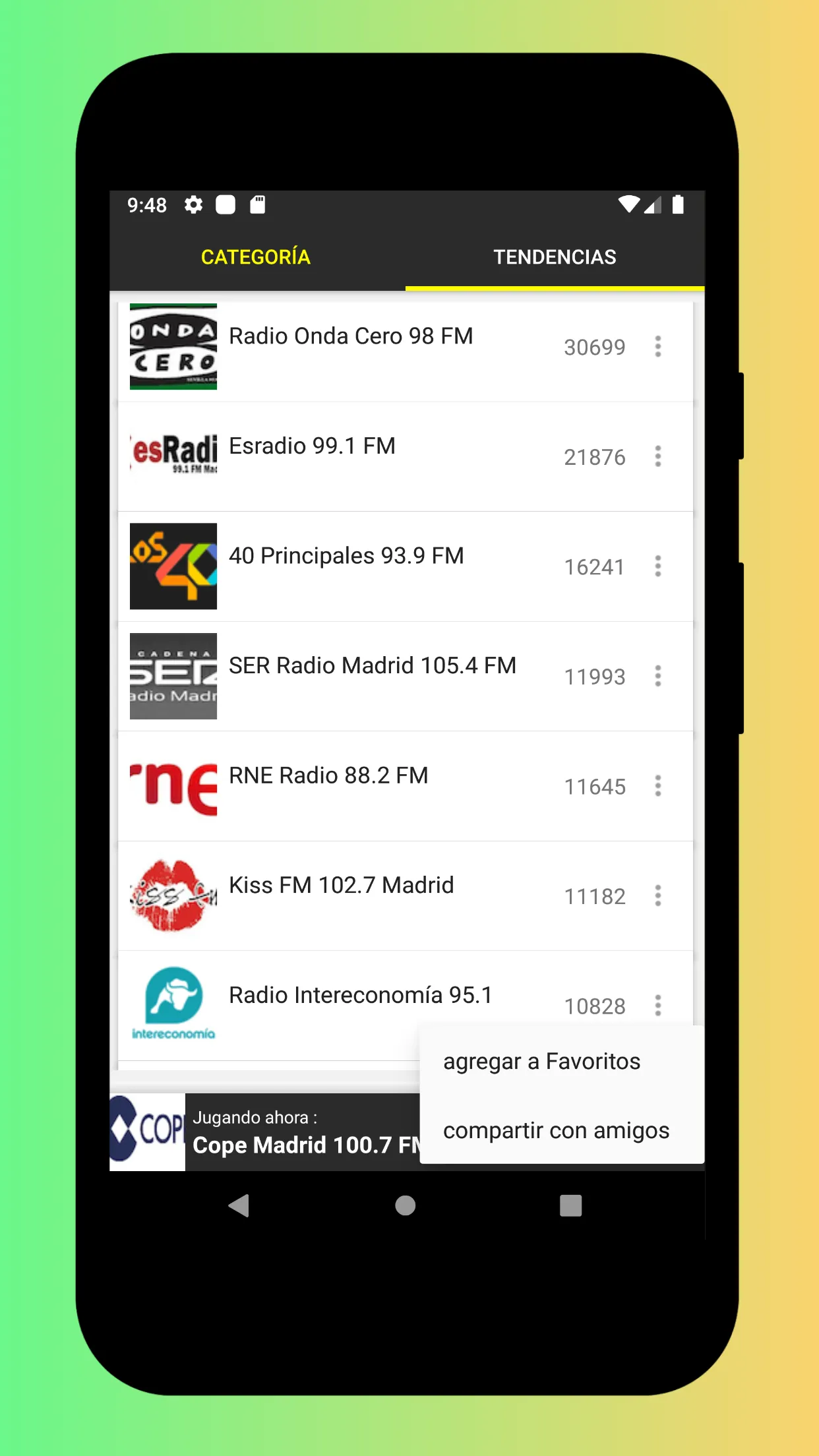 Radio Spain - Radio Spain FM | Indus Appstore | Screenshot