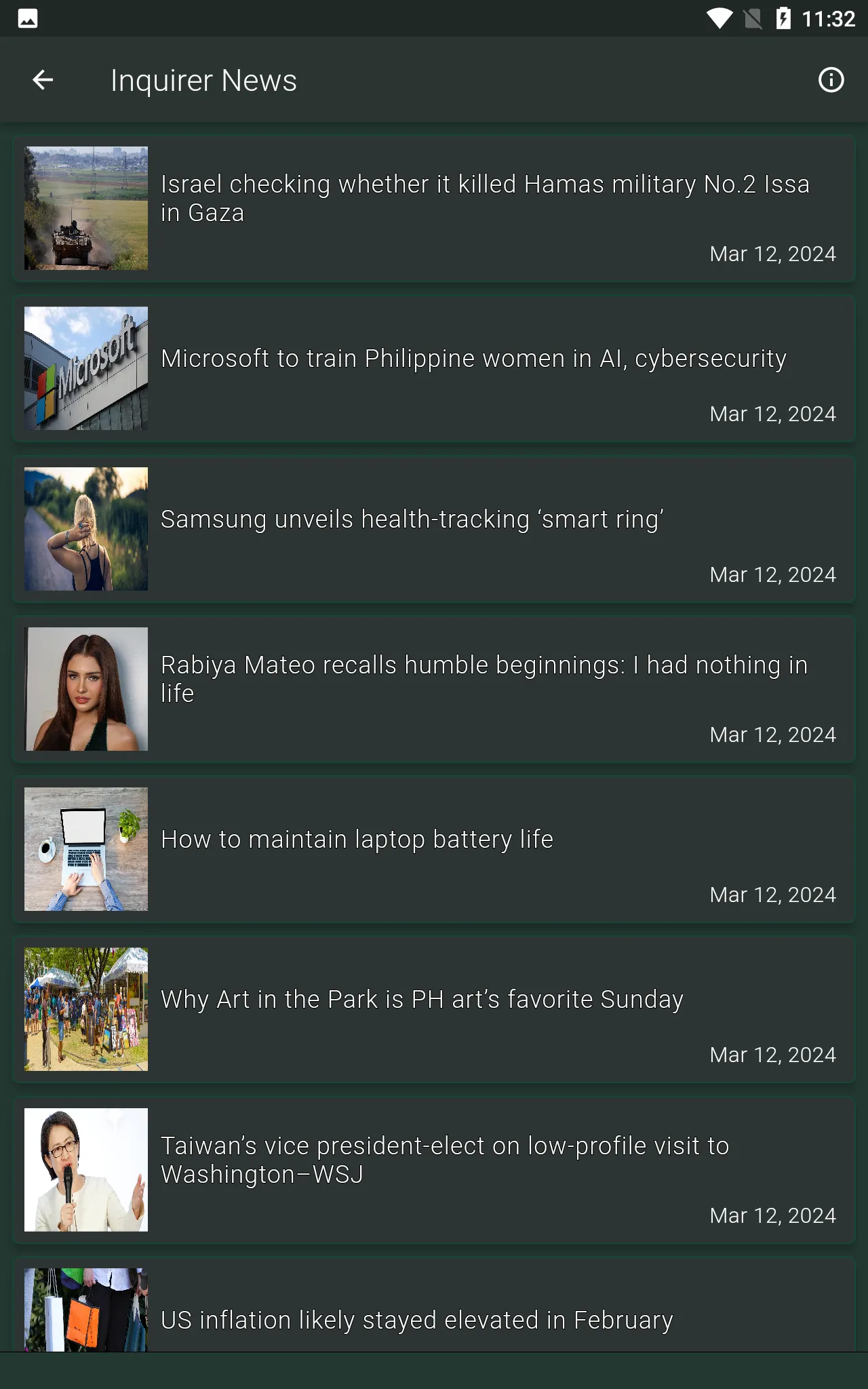 RSS News From Philippines | Indus Appstore | Screenshot