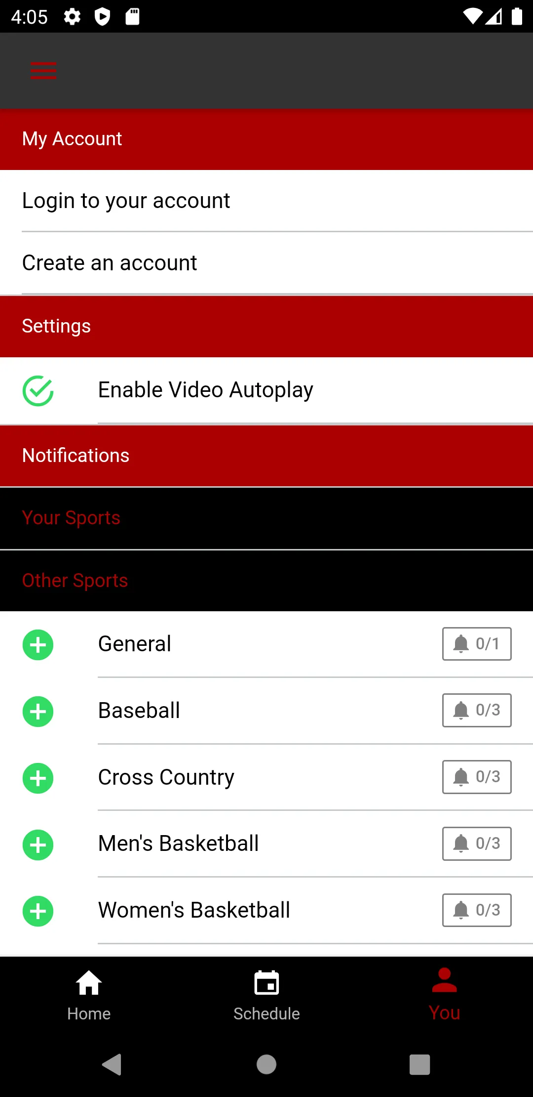 Seattle U Athletics | Indus Appstore | Screenshot