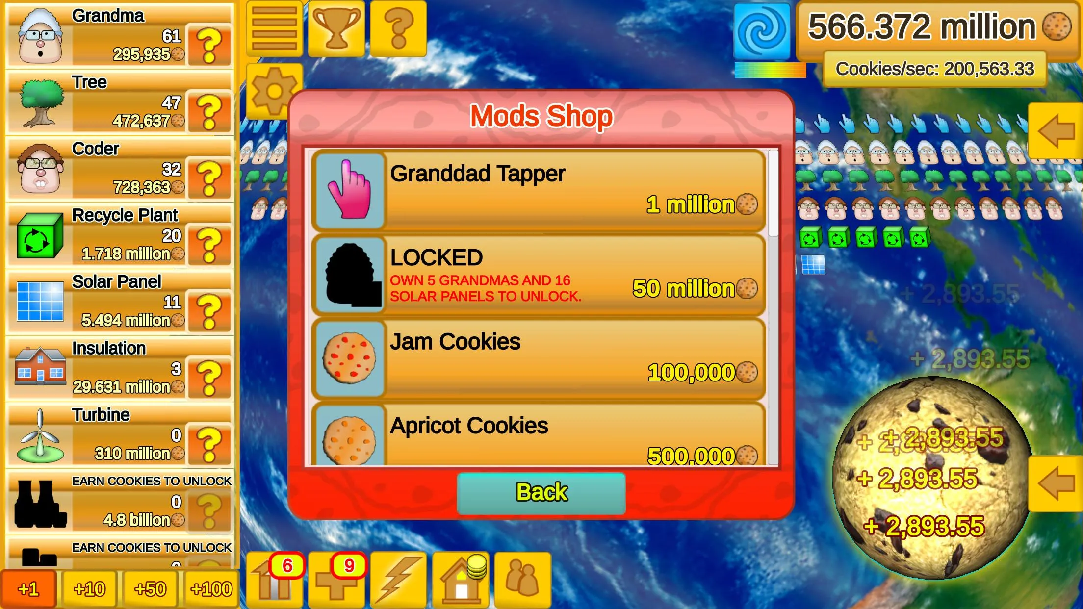 Cookie Clicker Save The World | Indus Appstore | Screenshot