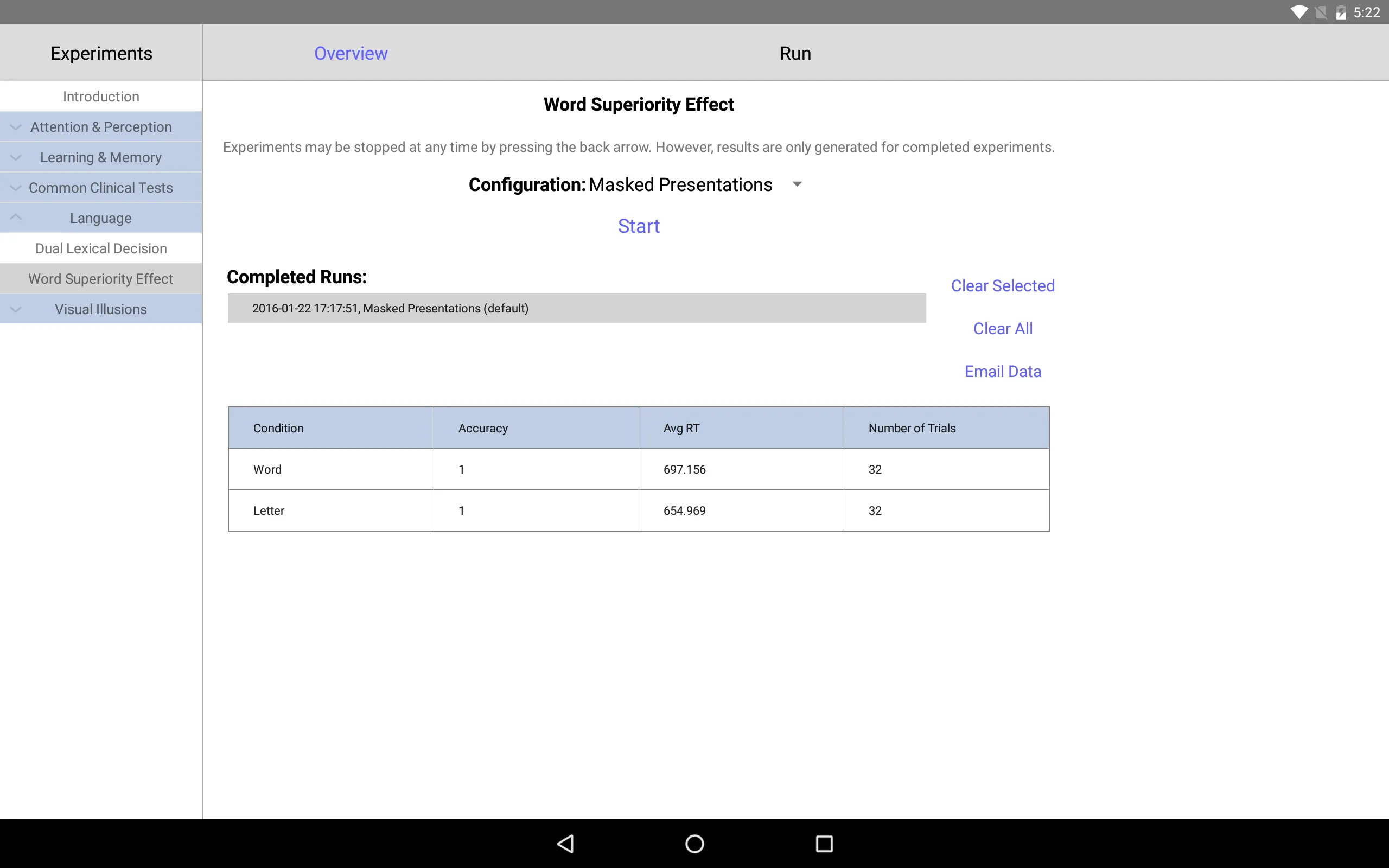 Psych Lab 101 | Indus Appstore | Screenshot