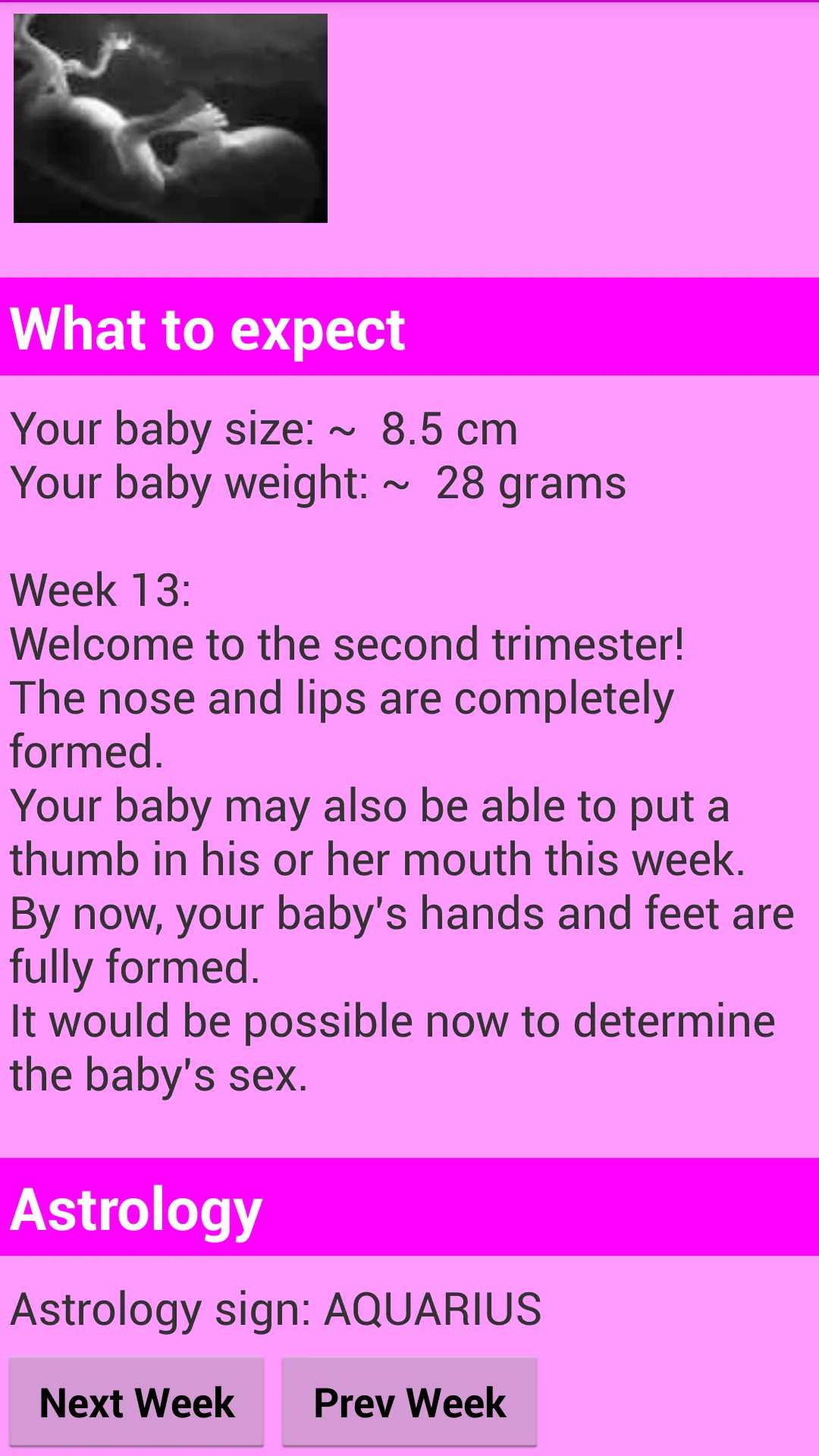 Pregnancy calculator | Indus Appstore | Screenshot