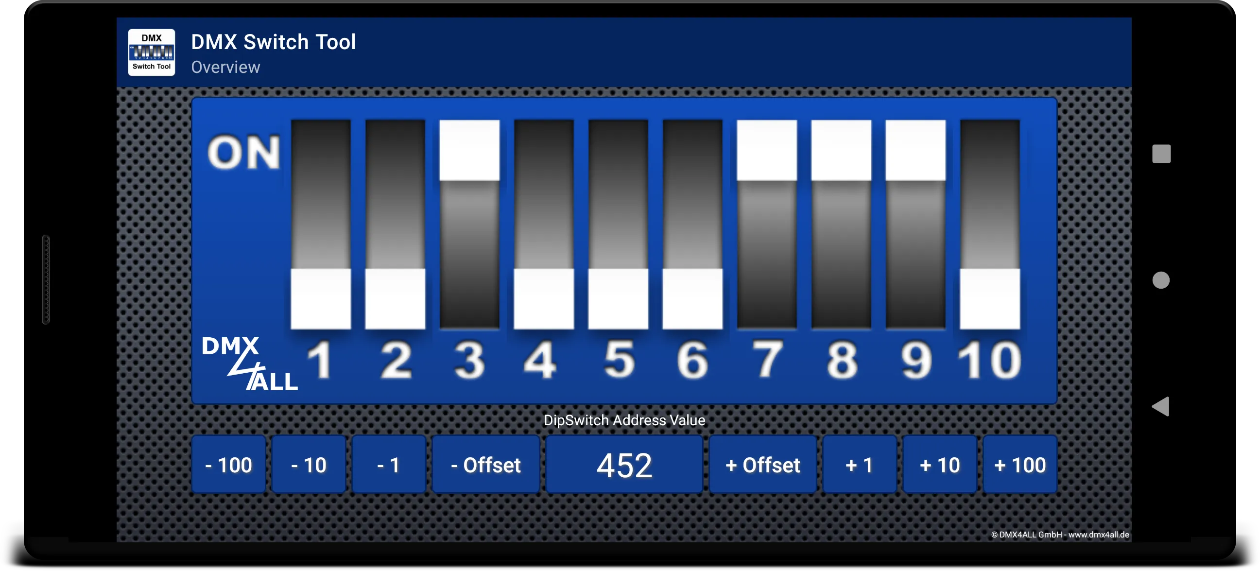 DMX Switch Tool | Indus Appstore | Screenshot