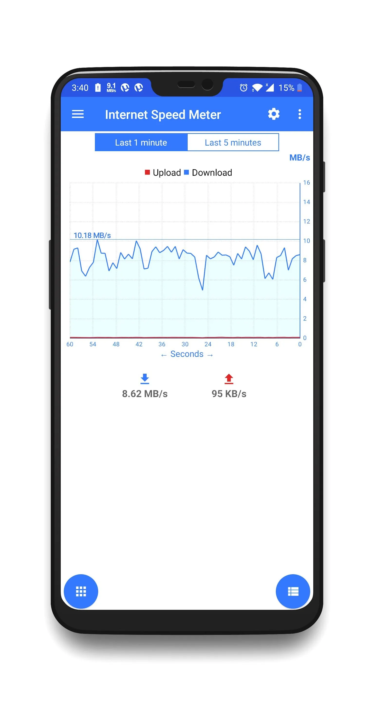 Internet Speed Meter - Live | Indus Appstore | Screenshot