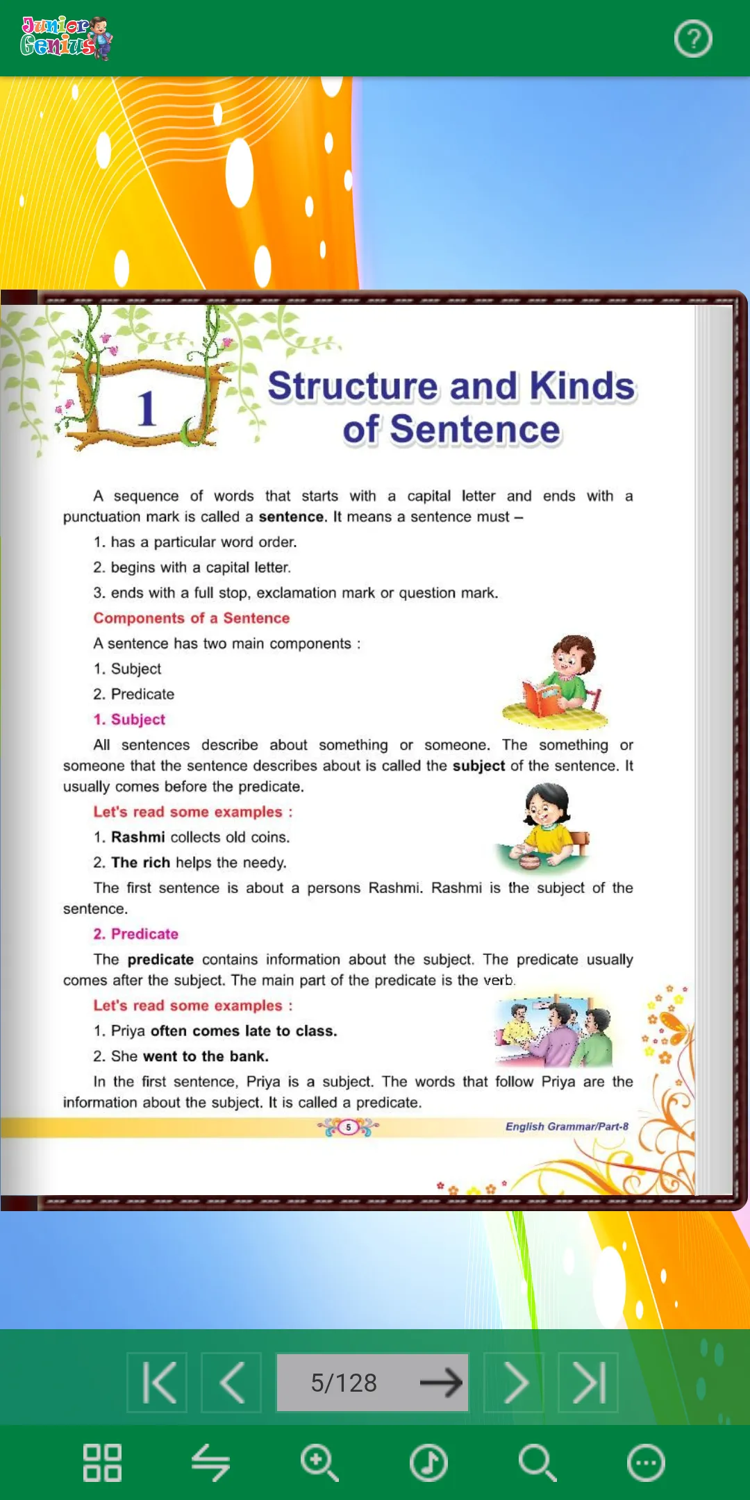 Junior Genius English Grammar  | Indus Appstore | Screenshot