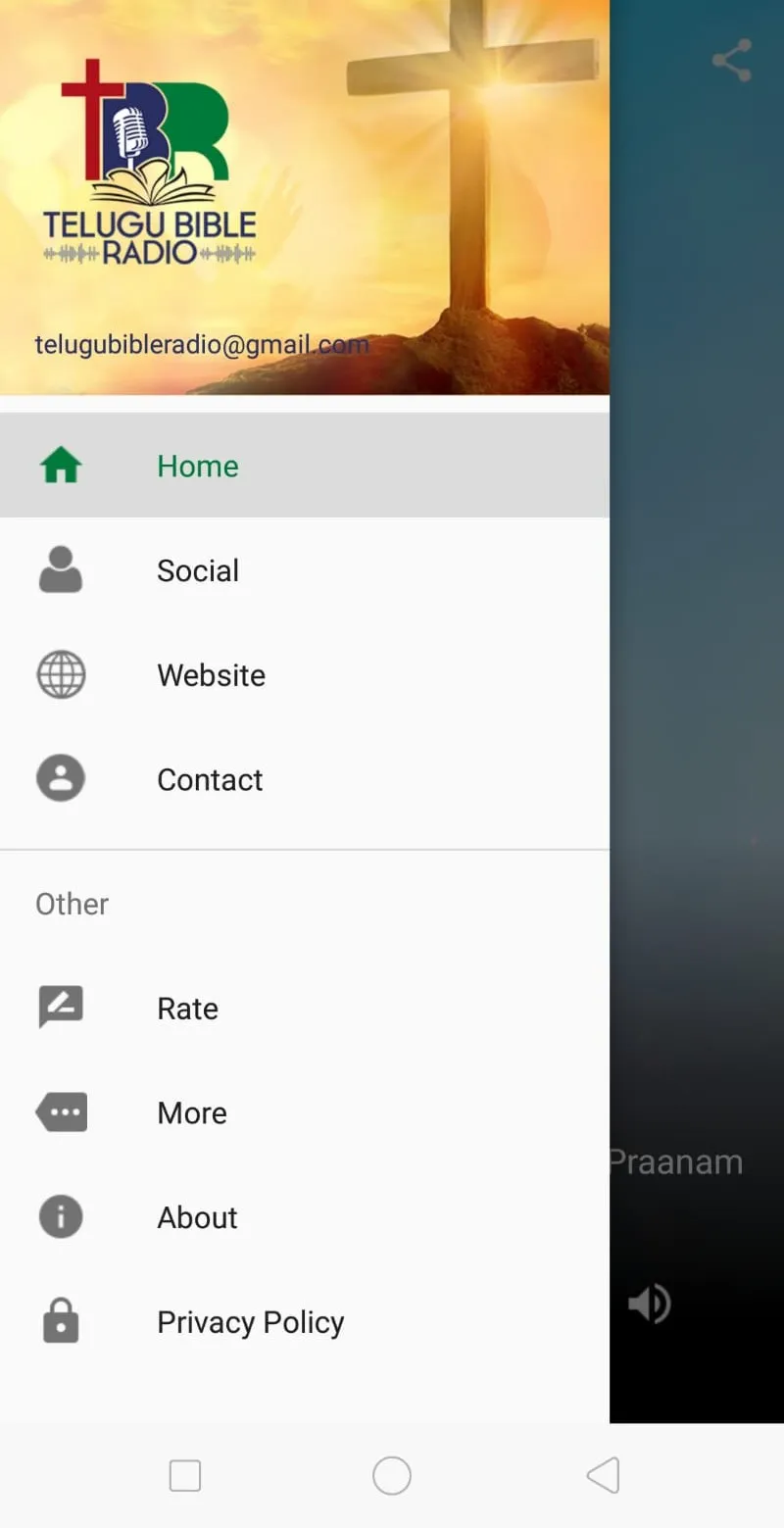 TELUGU BIBLE RADIO | Indus Appstore | Screenshot