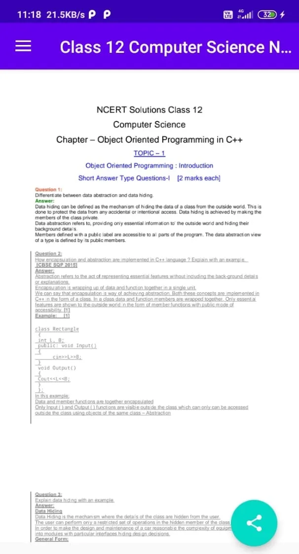 Class 12 Computer Science NCER | Indus Appstore | Screenshot