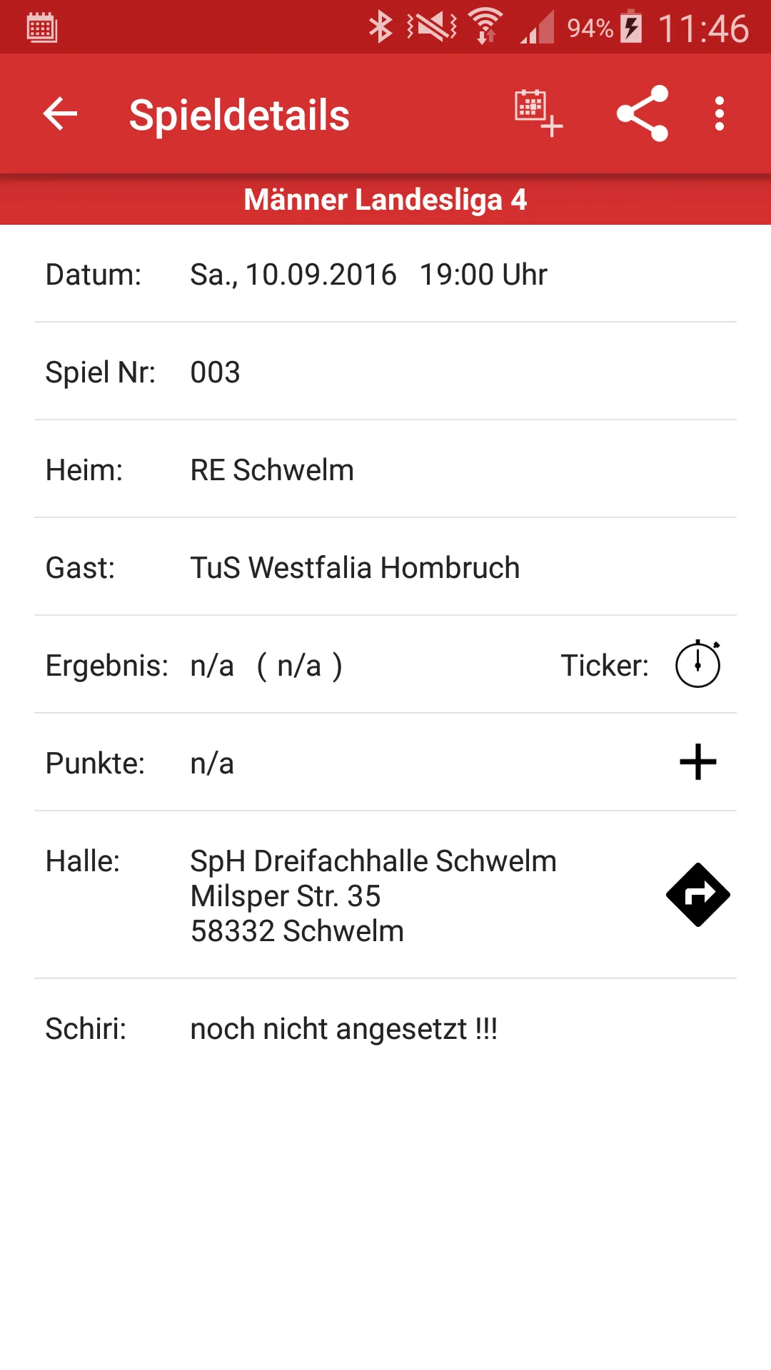 Rote Erde Schwelm Handball | Indus Appstore | Screenshot