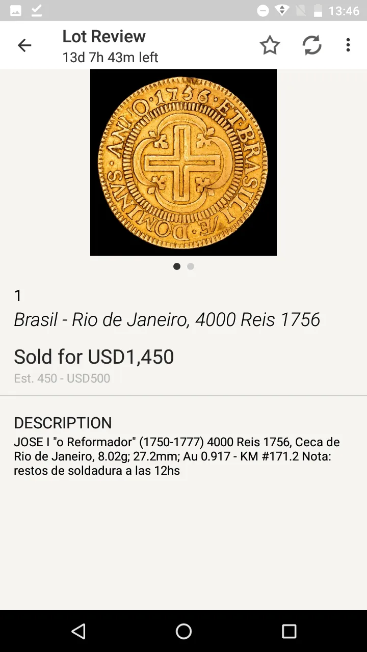 Río de la Plata Numismática | Indus Appstore | Screenshot