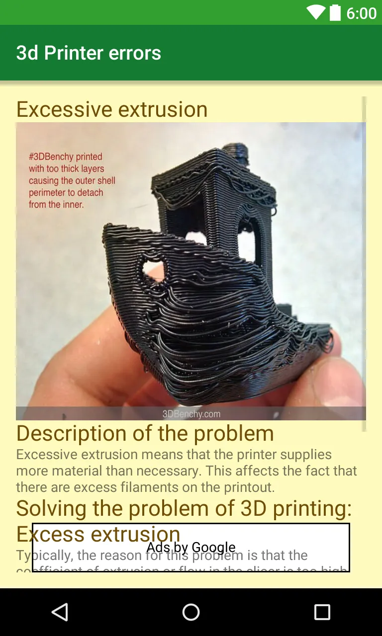 3D printer "printing errors" | Indus Appstore | Screenshot