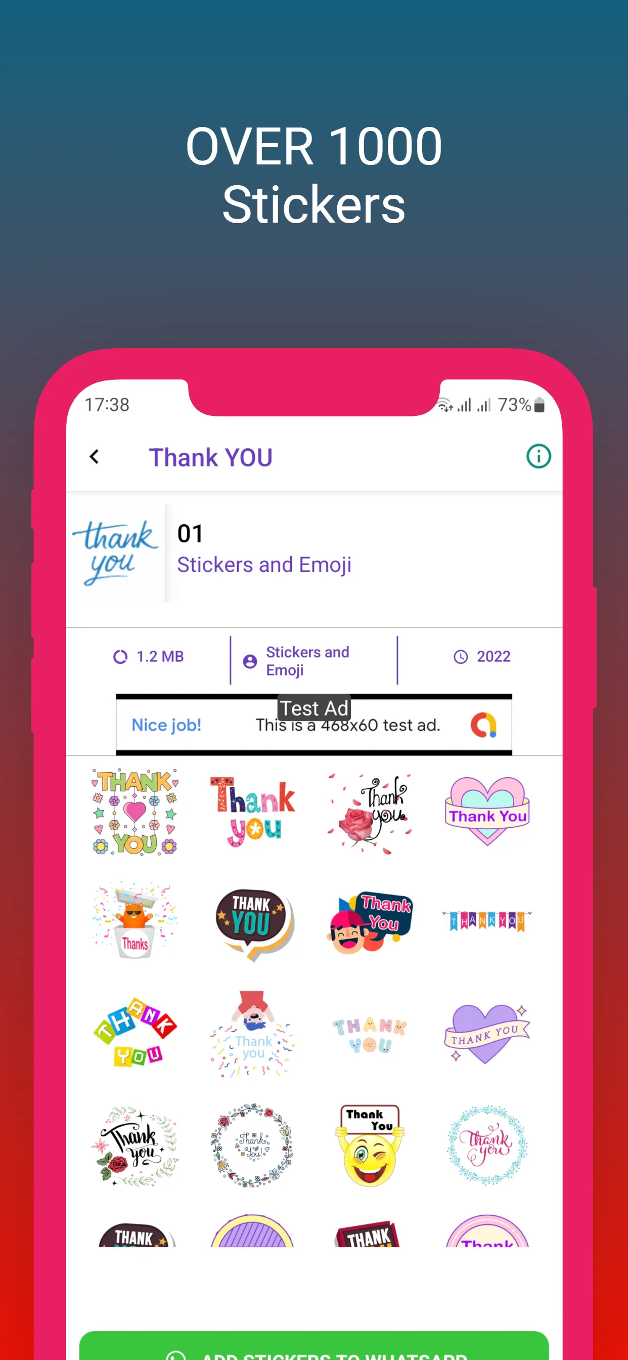 Thank You Stickers | Indus Appstore | Screenshot