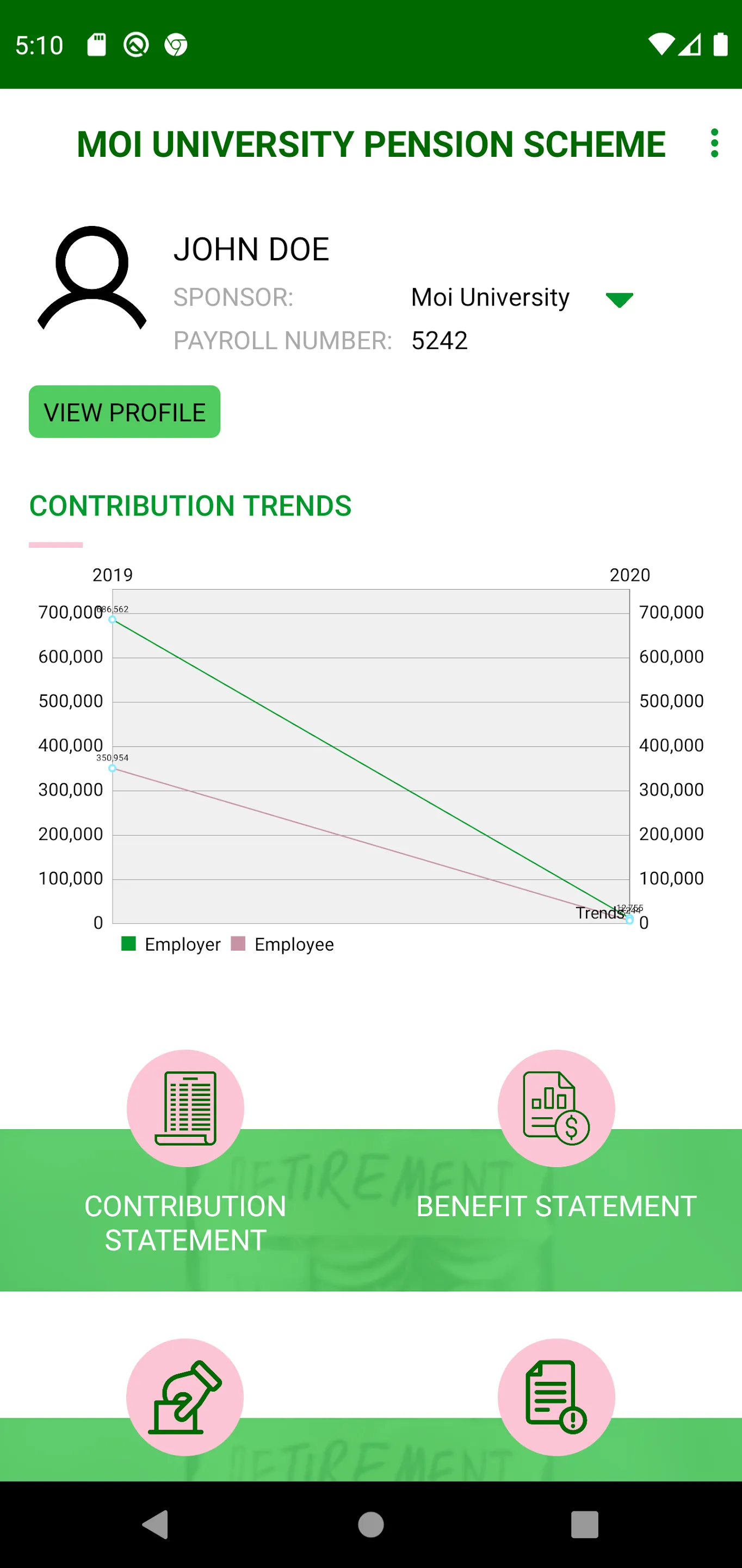 MOI pensions | Indus Appstore | Screenshot